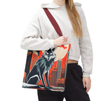 City Wolf Tote Bag, Tote with Cotton Handles For Everyday Use, 3 Sizes