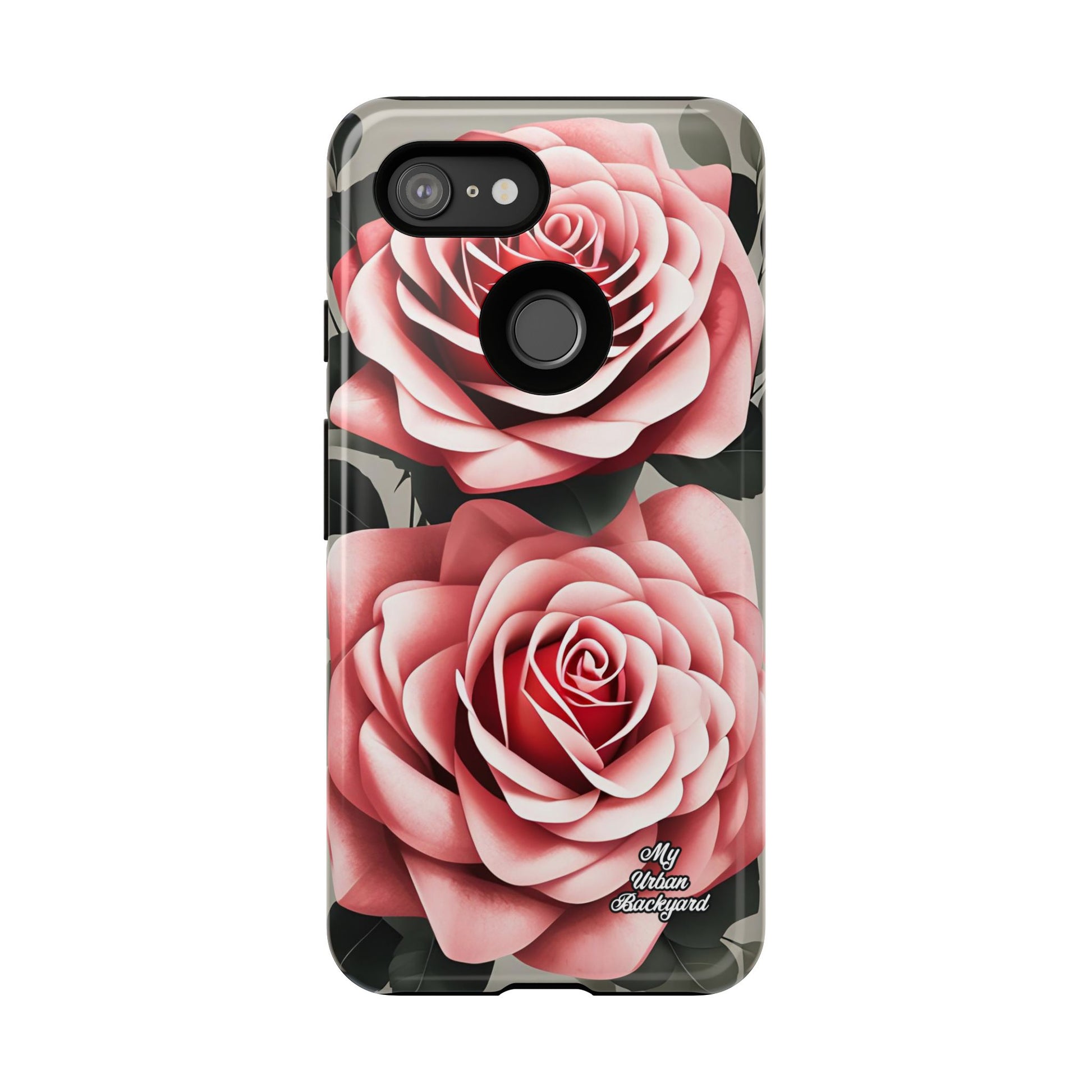 Pink Rose Flowers, Cell Phone Case - Apple, Samsung, Google Pixel