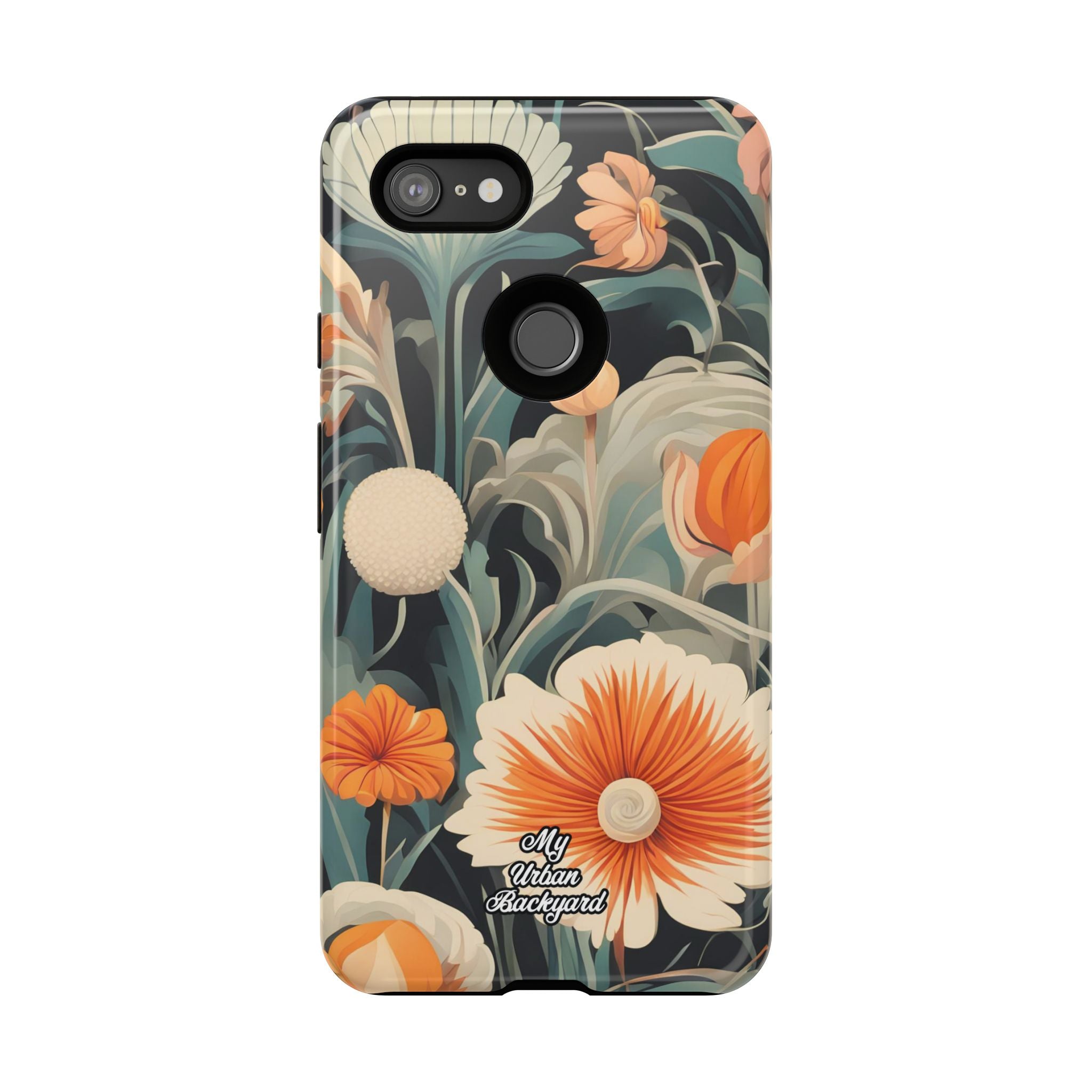 Orange and White Flowers, Cell Phone Case - Apple, Samsung, Google Pixel