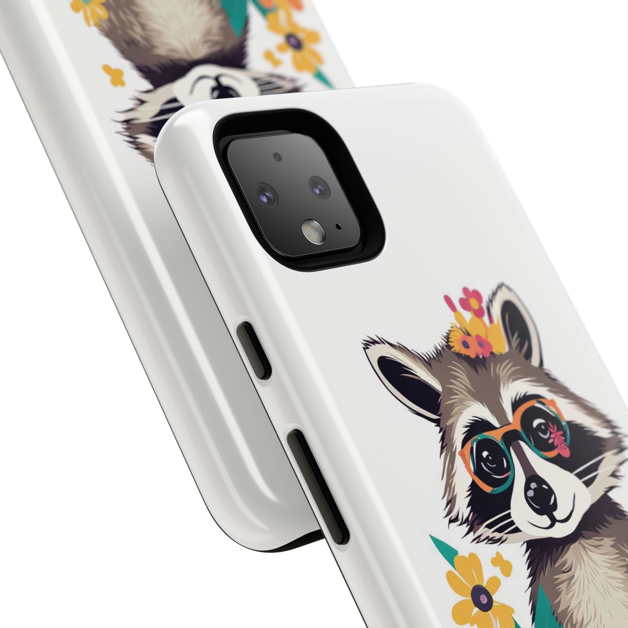 Raccoon with Glasses, Cell Phone Case - Apple, Samsung or Google Pixel