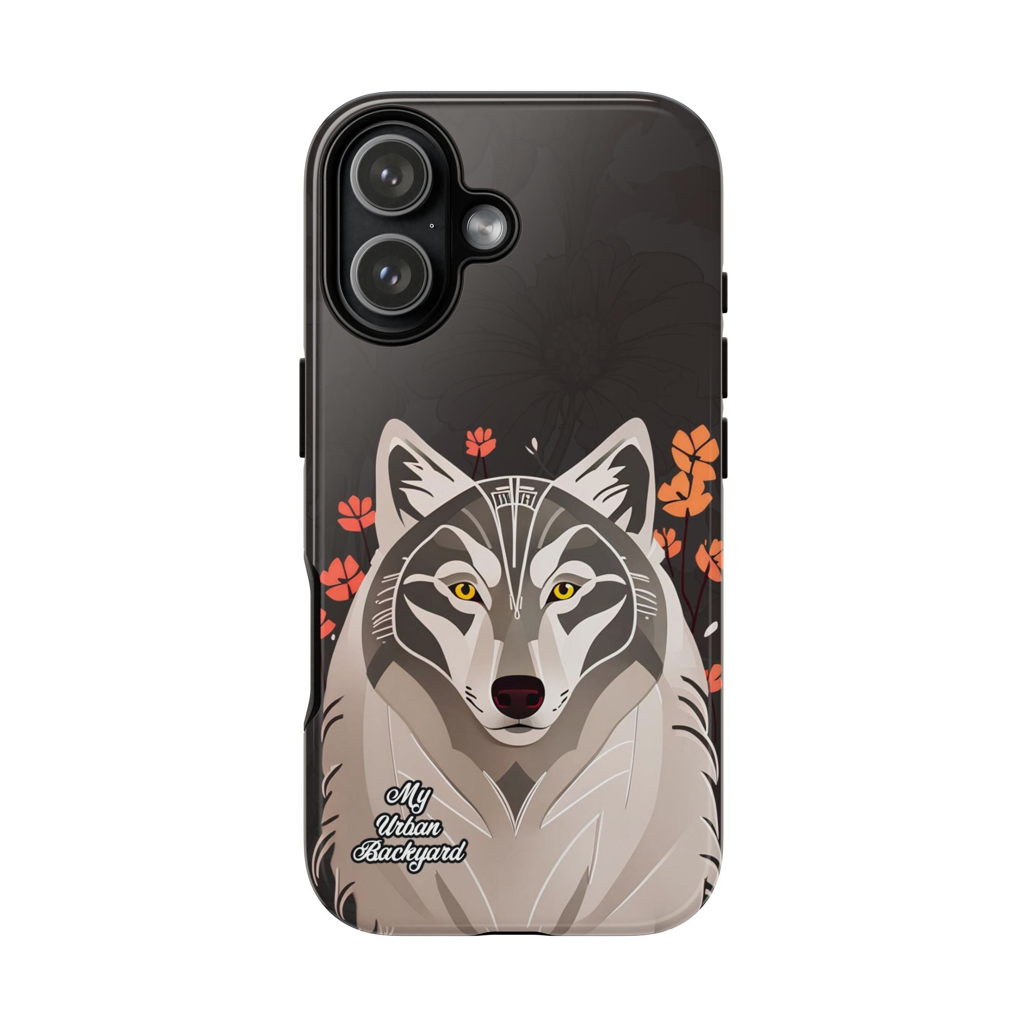 Art Deco Wolf, Cell Phone Case - Apple, Samsung, Google Pixel