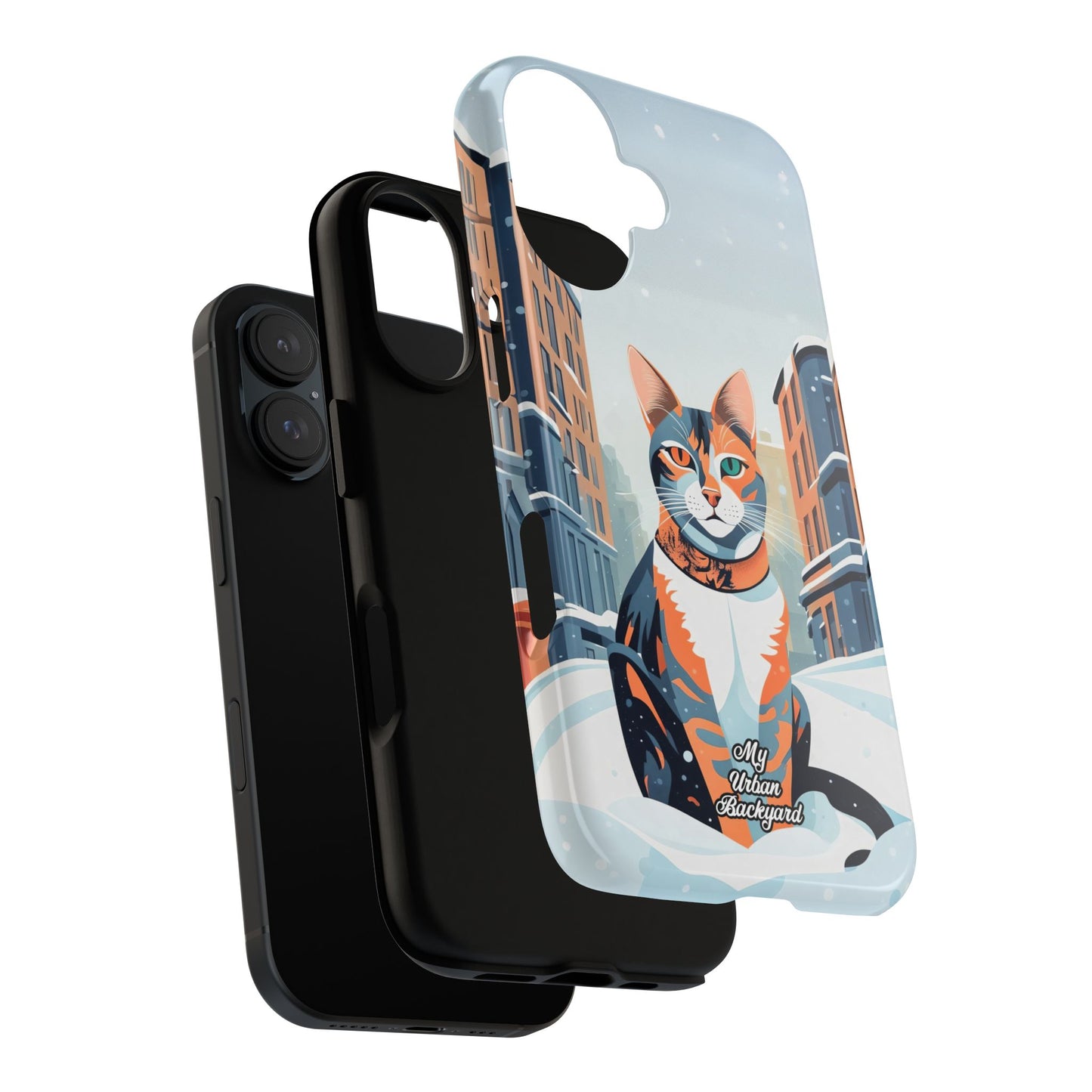 Claws Pawson in the Snow, Cell Phone Case - Apple, Samsung, or Google Pixel