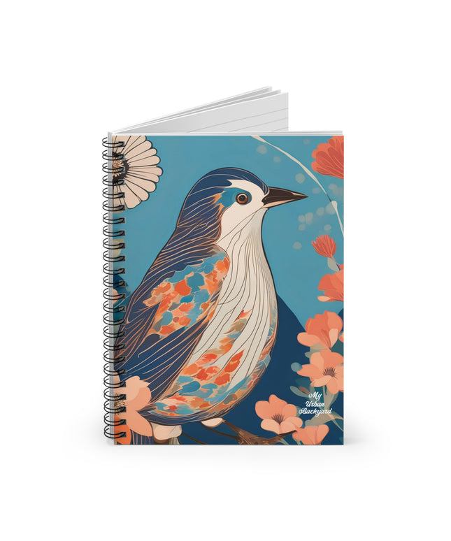 Colorful Bird, Spiral Notebook Journal - Write in Style