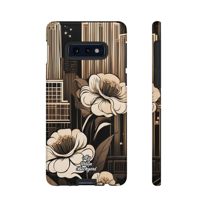 City Flowers, Cell Phone Case - Apple iPhone, Samsung Galaxy or Google Pixel