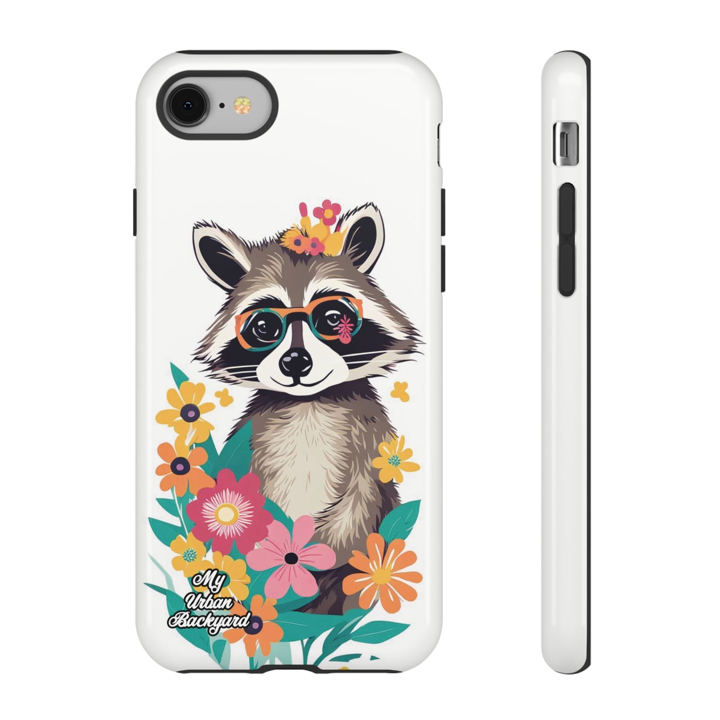 Raccoon with Glasses, Cell Phone Case - Apple, Samsung or Google Pixel