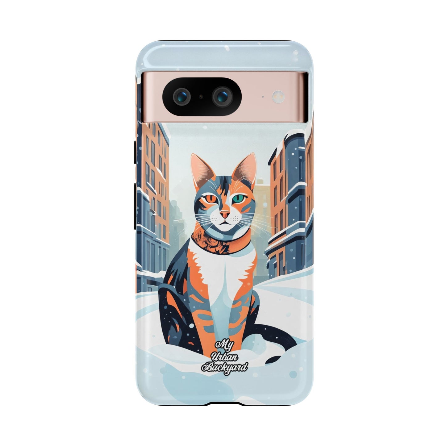 Claws Pawson in the Snow, Cell Phone Case - Apple, Samsung, or Google Pixel