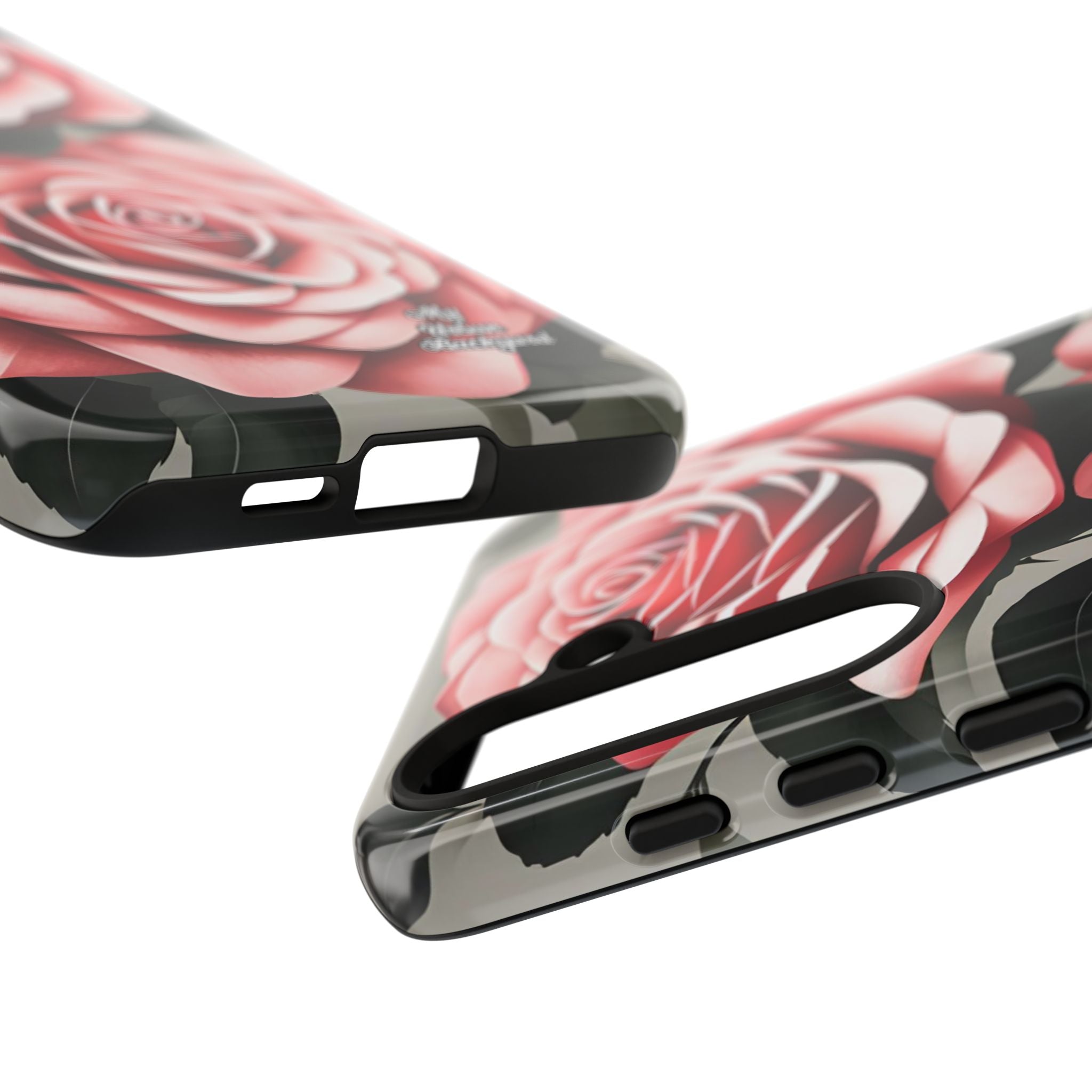 Pink Rose Flowers, Cell Phone Case - Apple, Samsung or Google Pixel