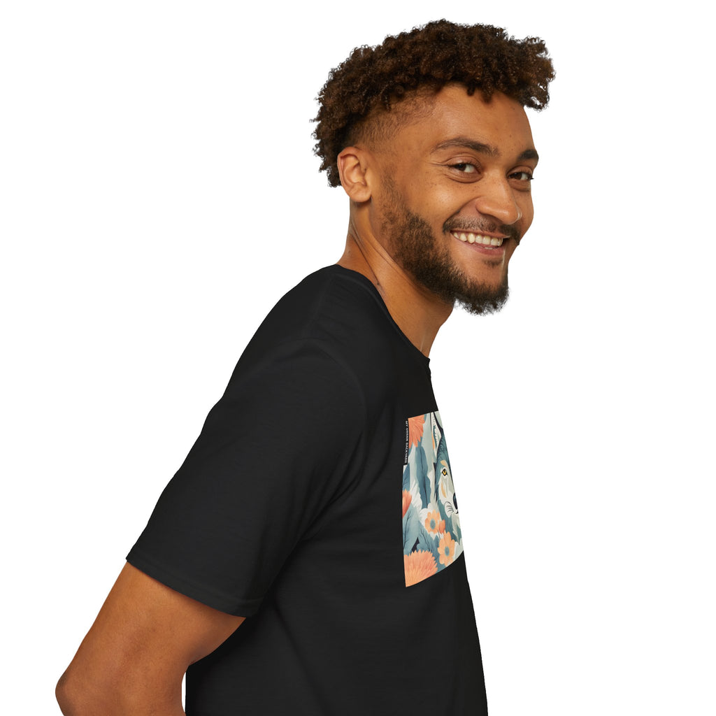 Blue Wolf, Soft 100% Cotton T-Shirt, Unisex, Short Sleeve, Classic Fit