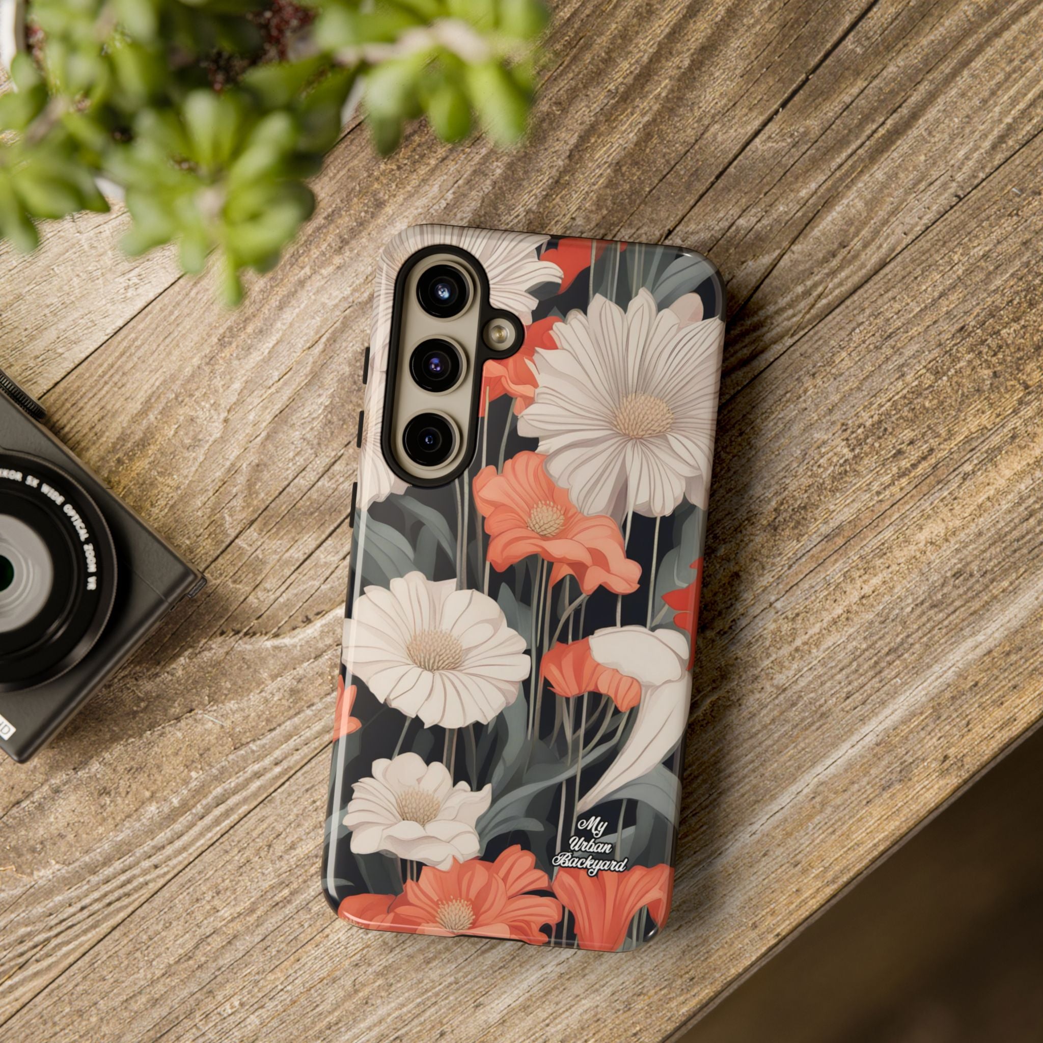 Art Deco Flowers, Cell Phone Case - Apple, Samsung, Google Pixel