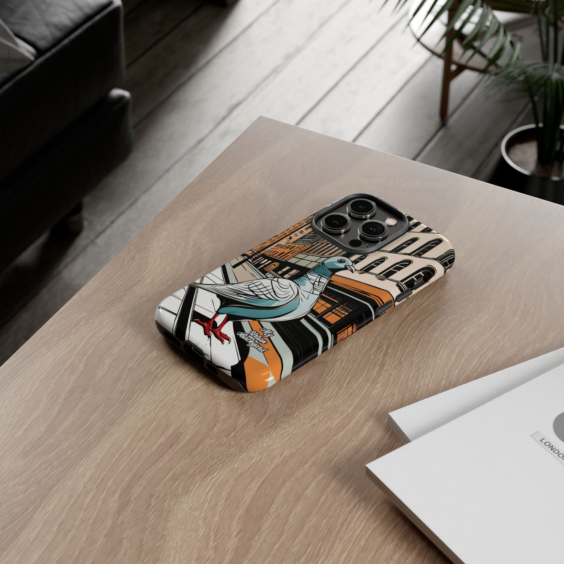 Pigeon on a City Street, Cell Phone Case - Apple, Samsung, Google Pixel