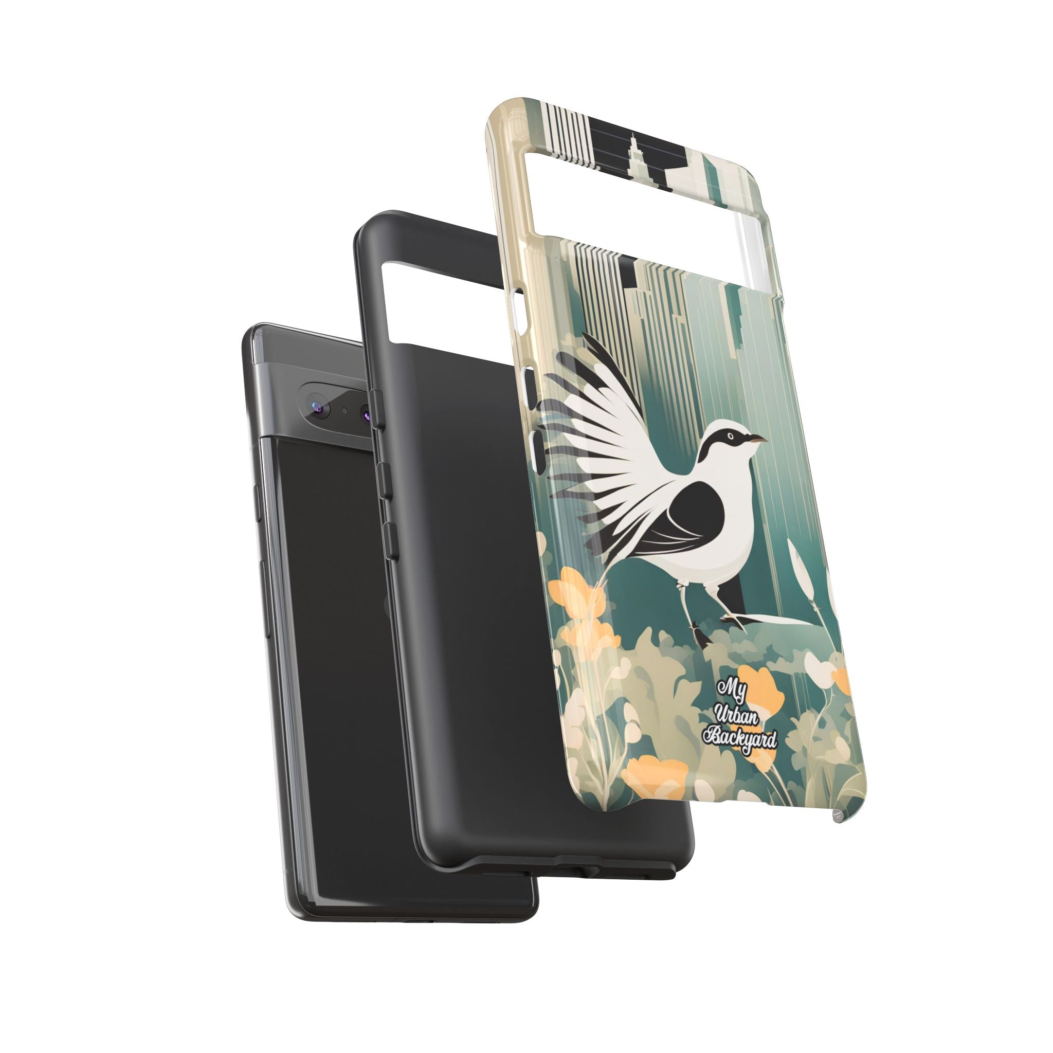 City Bird, Cell Phone Case - Apple iPhone, Samsung Galaxy, Google Pixel