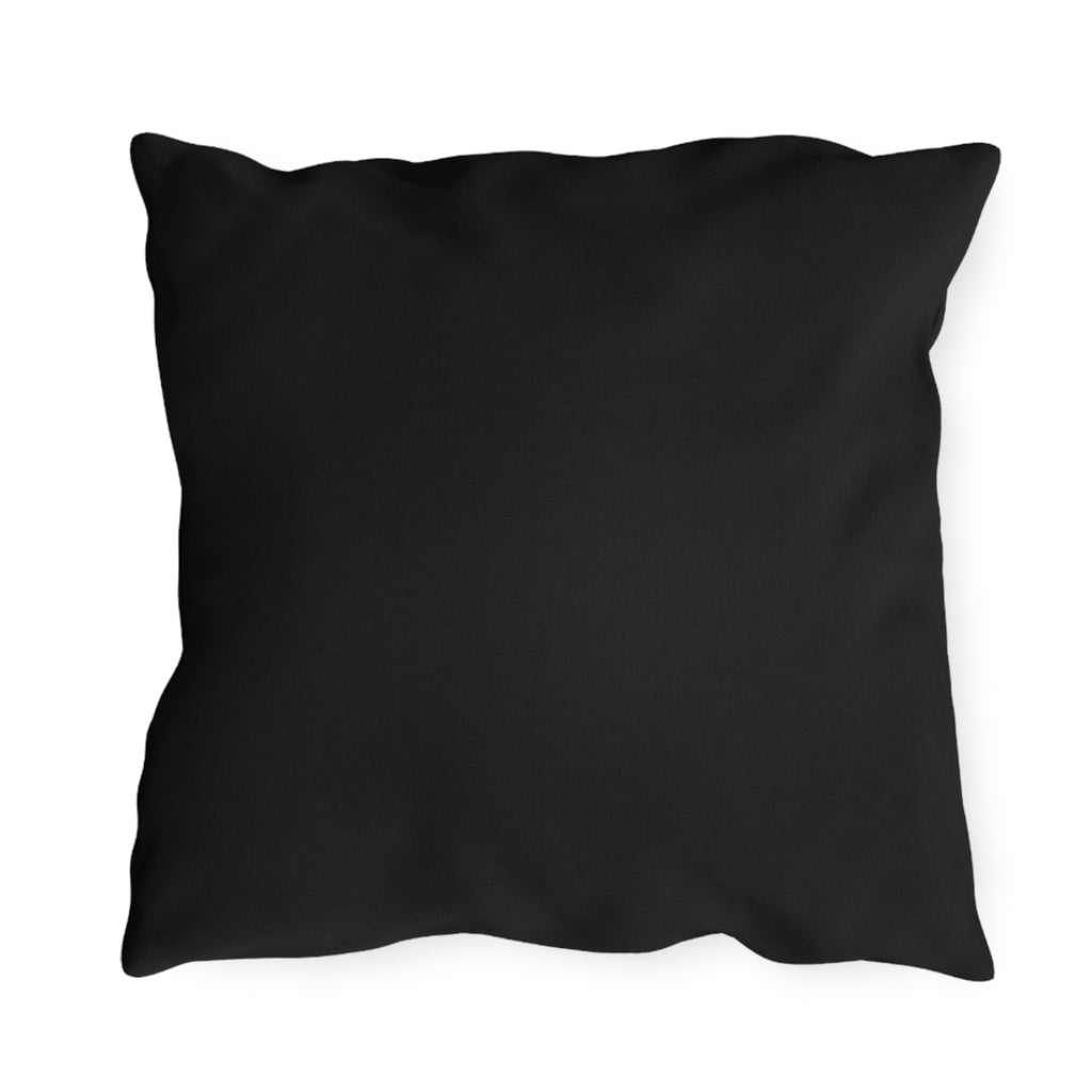 Art Deco Squirrel, Black accent color, Throw Pillow, Indoor/Outdoor Decor for Home or Office