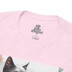 Whisker Wonderland Unisex Heavy Cotton Tee - Cozy Cat Lover's T-Shirt