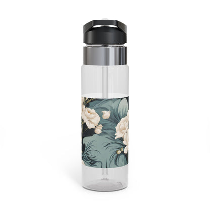 Winter Flowers, 20oz Sport Water Bottle, BPA-Free, Tritan™ plastic