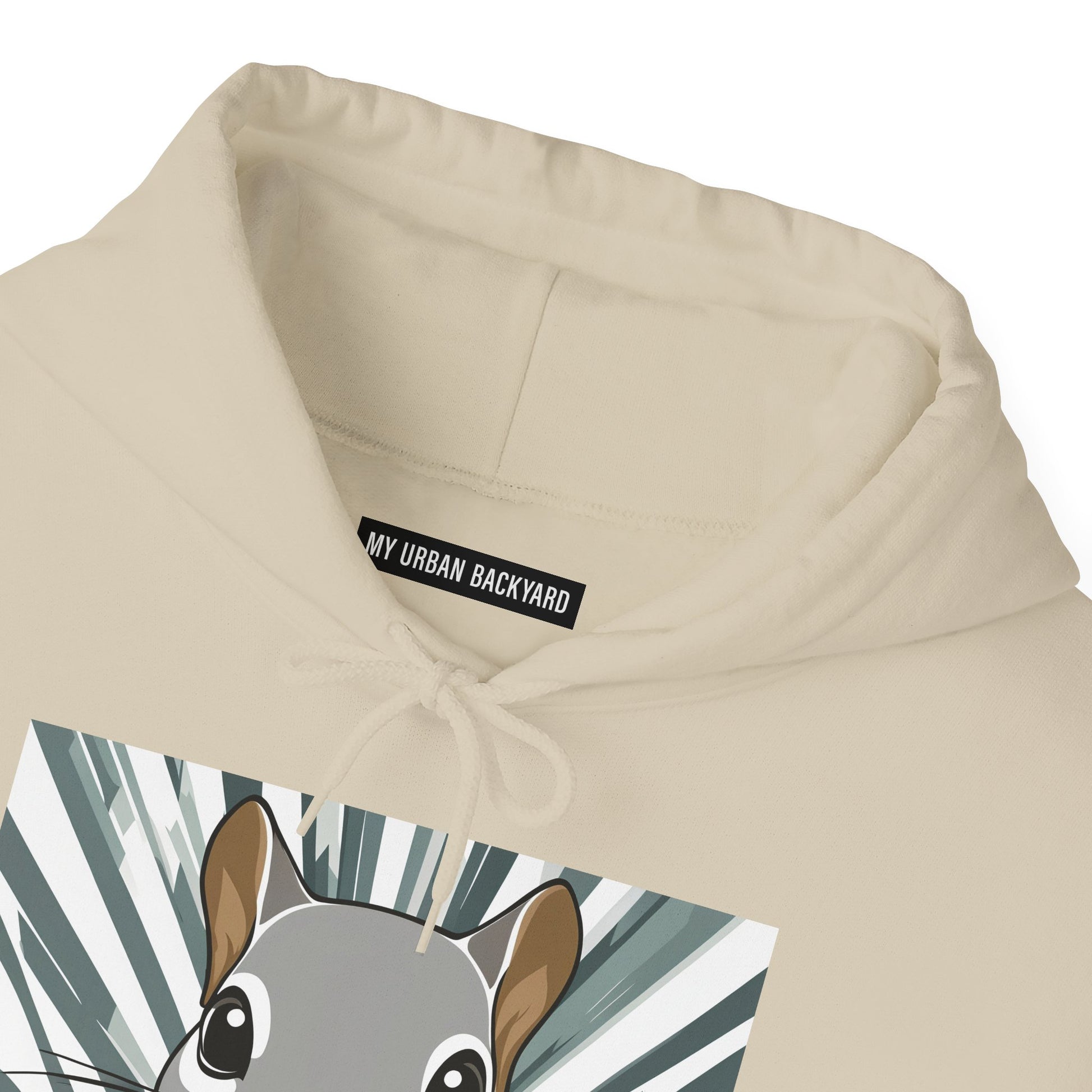 Cute Squirrel Graphic Hoodie, Cozy Unisex Sweatshirt, Nature Lover Gift, Autumn Fashion, Animal Art Clothing