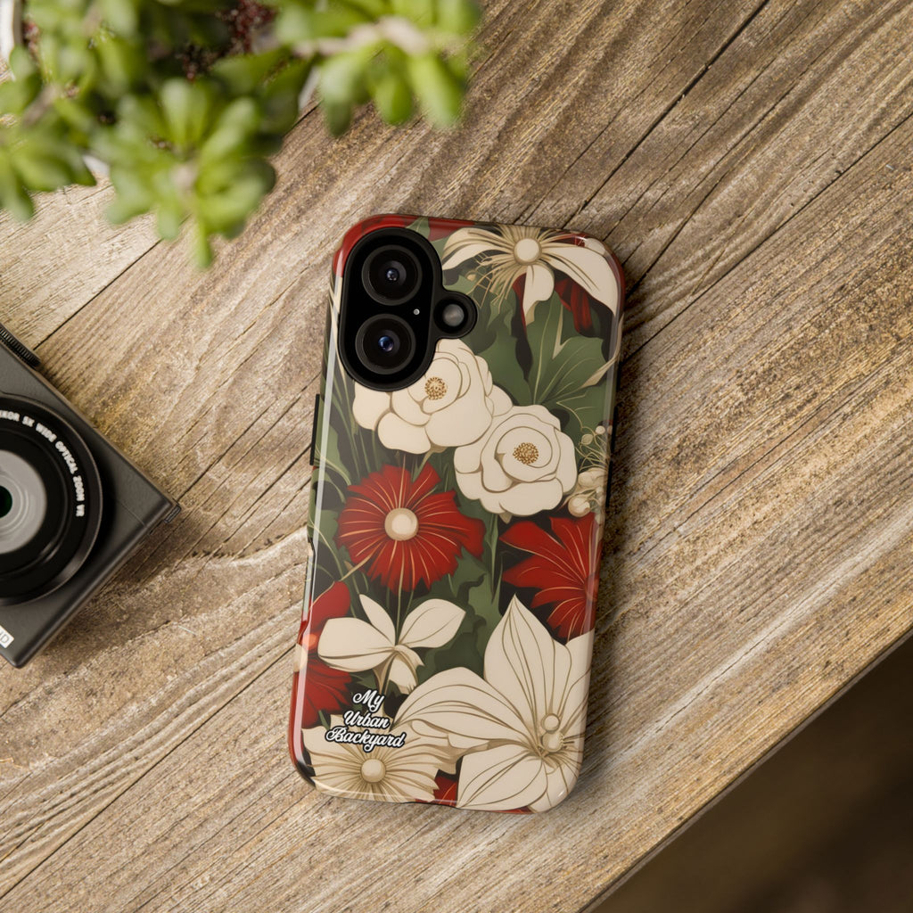 Holiday Flowers, Cell Phone Case - Apple, Samsung, Google Pixel