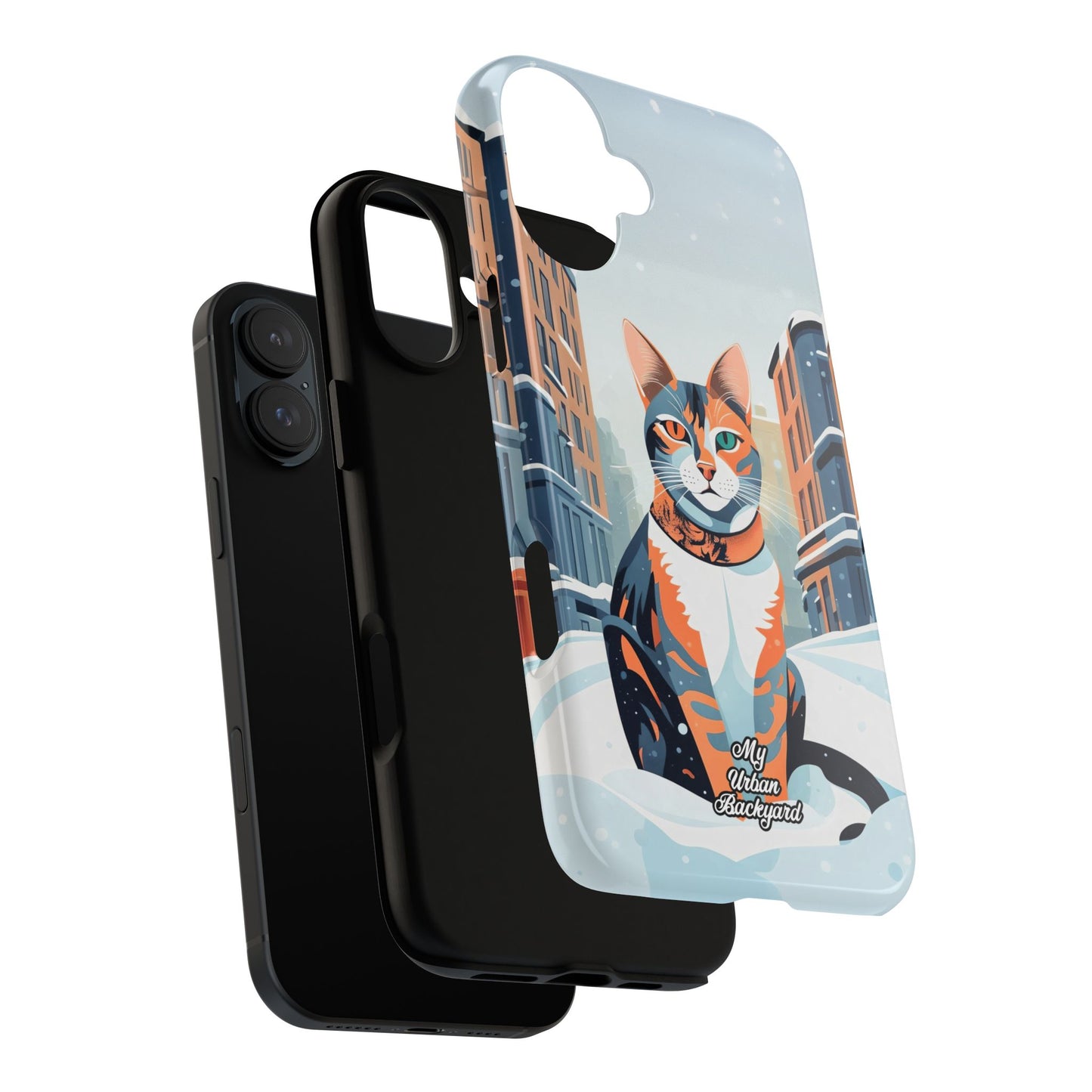 Claws Pawson in the Snow, Cell Phone Case - Apple, Samsung, or Google Pixel