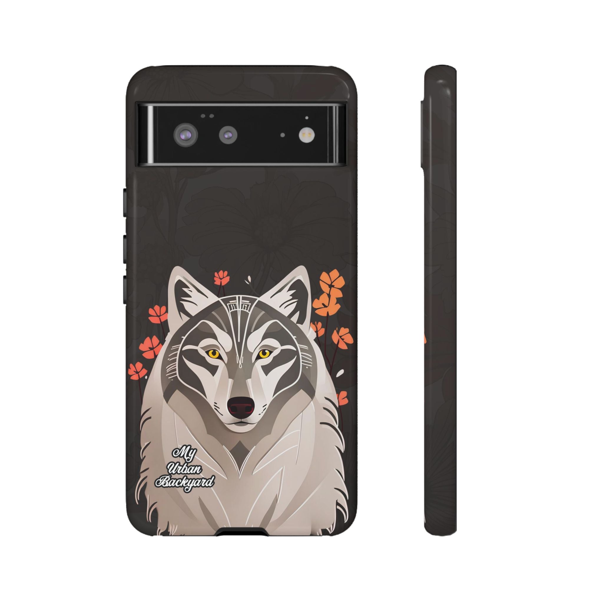 Art Deco Wolf, Cell Phone Case - Apple, Samsung, Google Pixel