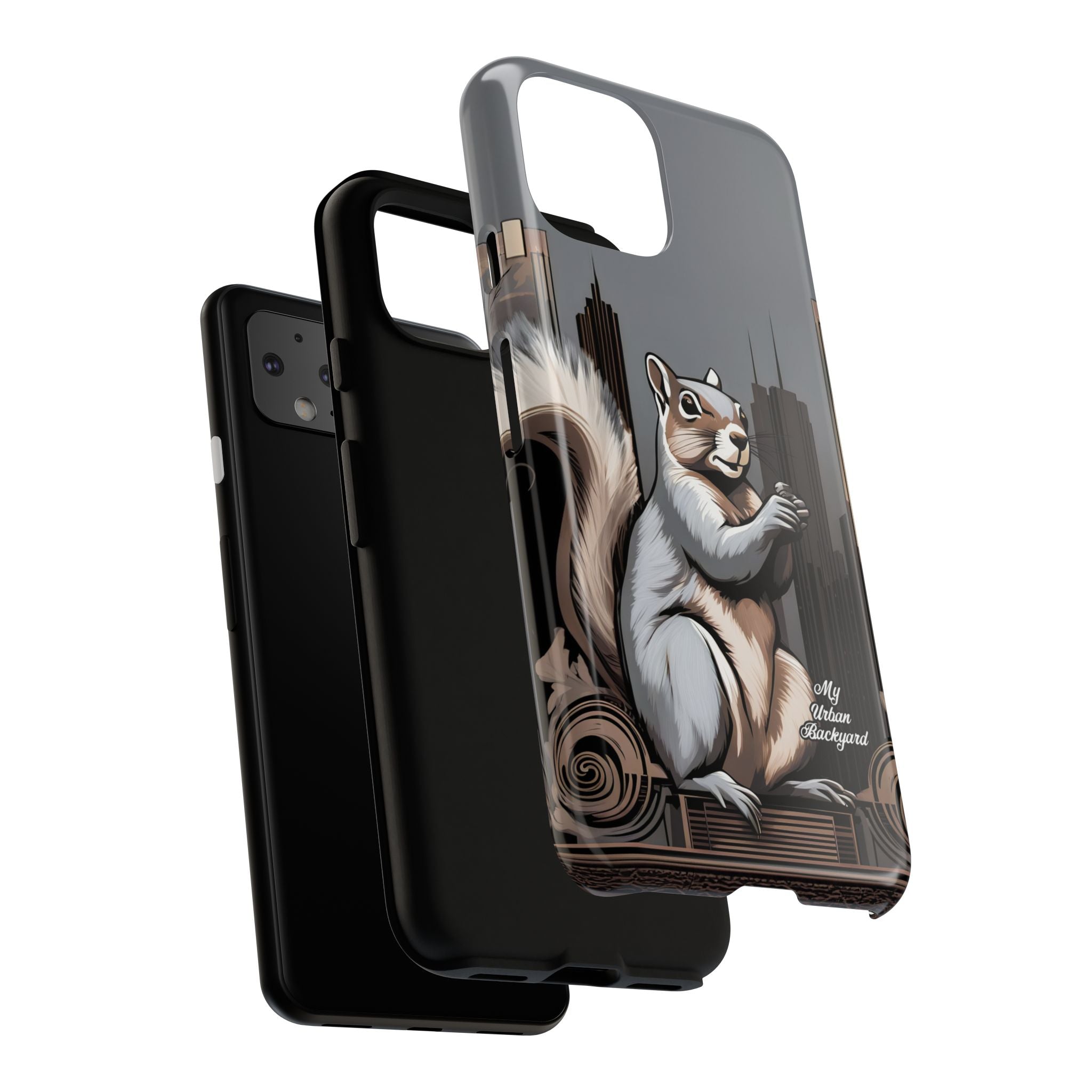 Urban Gray Squirrel, Cell Phone Case - Apple, Samsung, Google Pixel