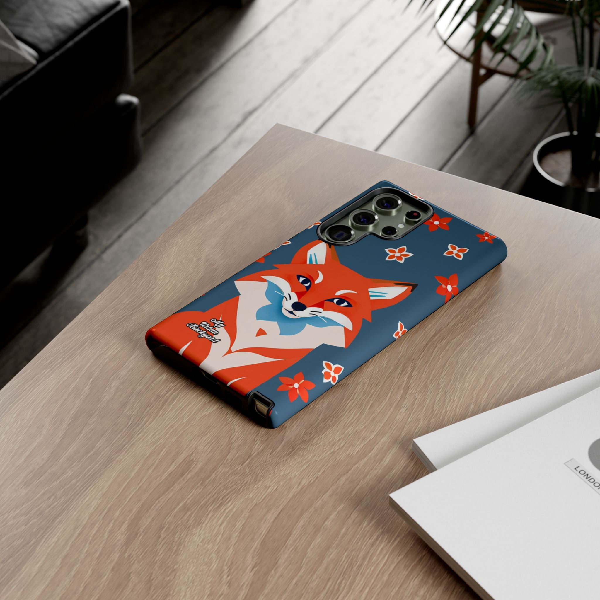 Fox with Flowers, Cell Phone Case - Apple, Samsung, Google Pixel