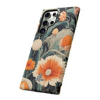 Orange and White Flowers, Cell Phone Case - Apple, Samsung, Google Pixel
