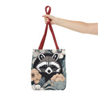 Rocco Pawsley, Raccoon Tote Bag with Cotton Handles For Everyday Use, 3 Sizes