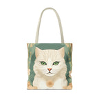 Blanca Purrington, Cat Tote Bag w Cotton Handles
