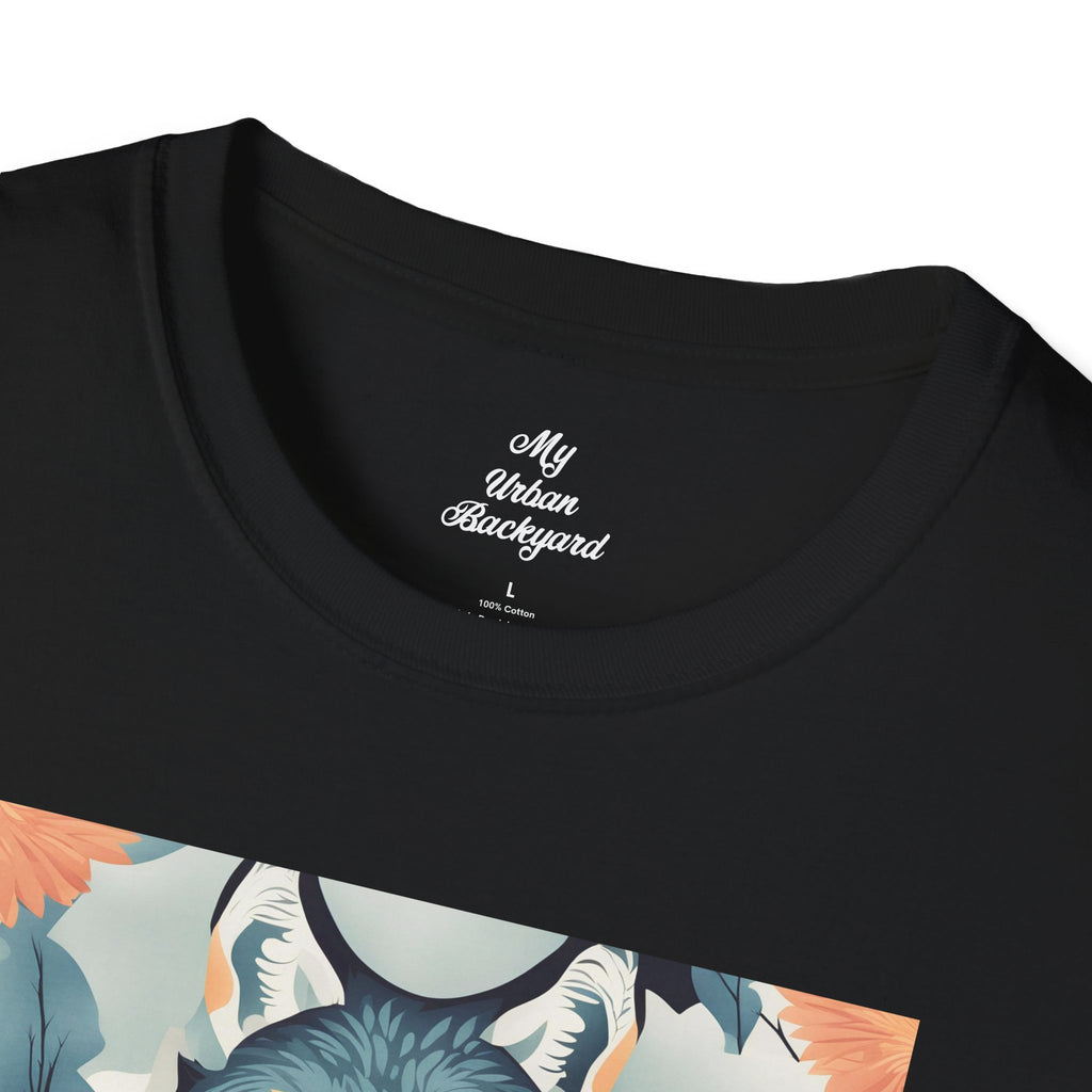 Blue Wolf, Soft 100% Cotton T-Shirt, Unisex, Short Sleeve, Classic Fit