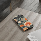 Orange and White Flowers, Cell Phone Case - Apple, Samsung, Google Pixel