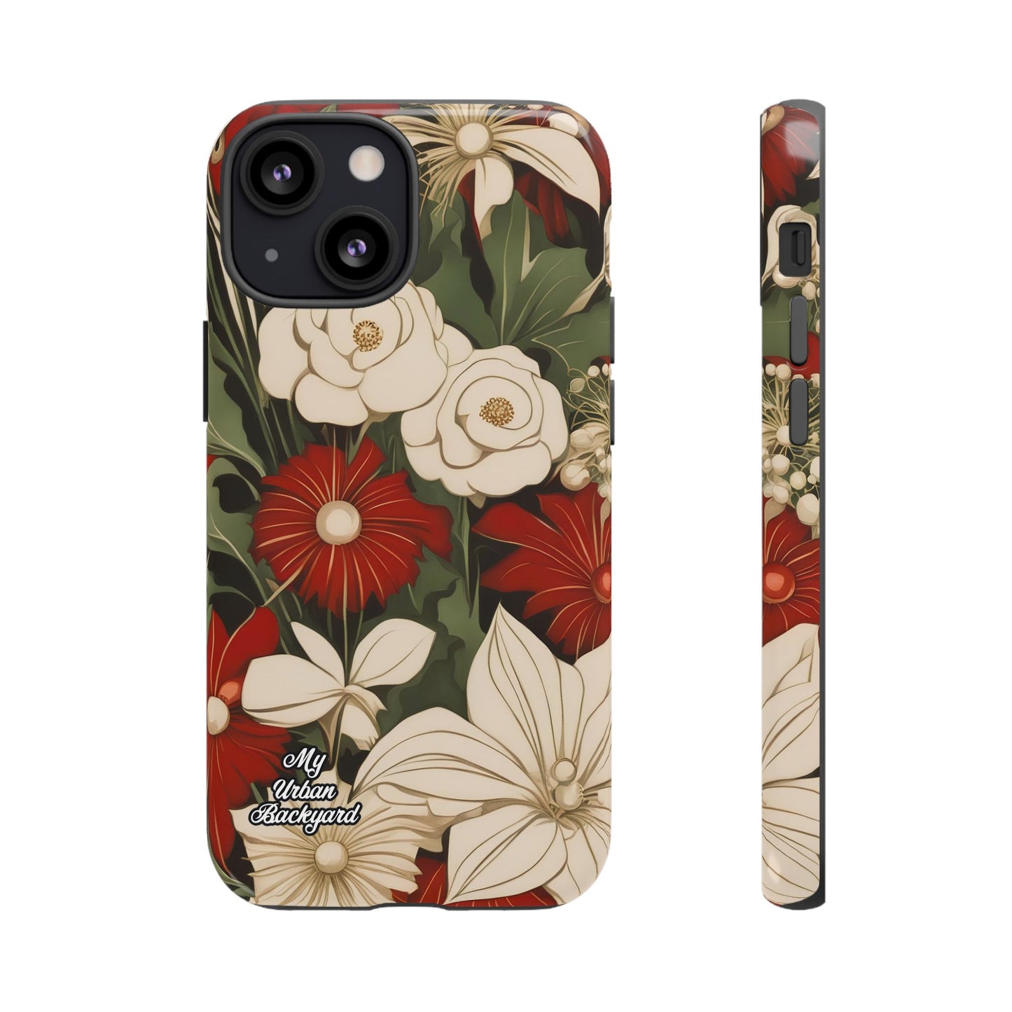 Holiday Flowers, Cell Phone Case - Apple, Samsung or Google Pixel