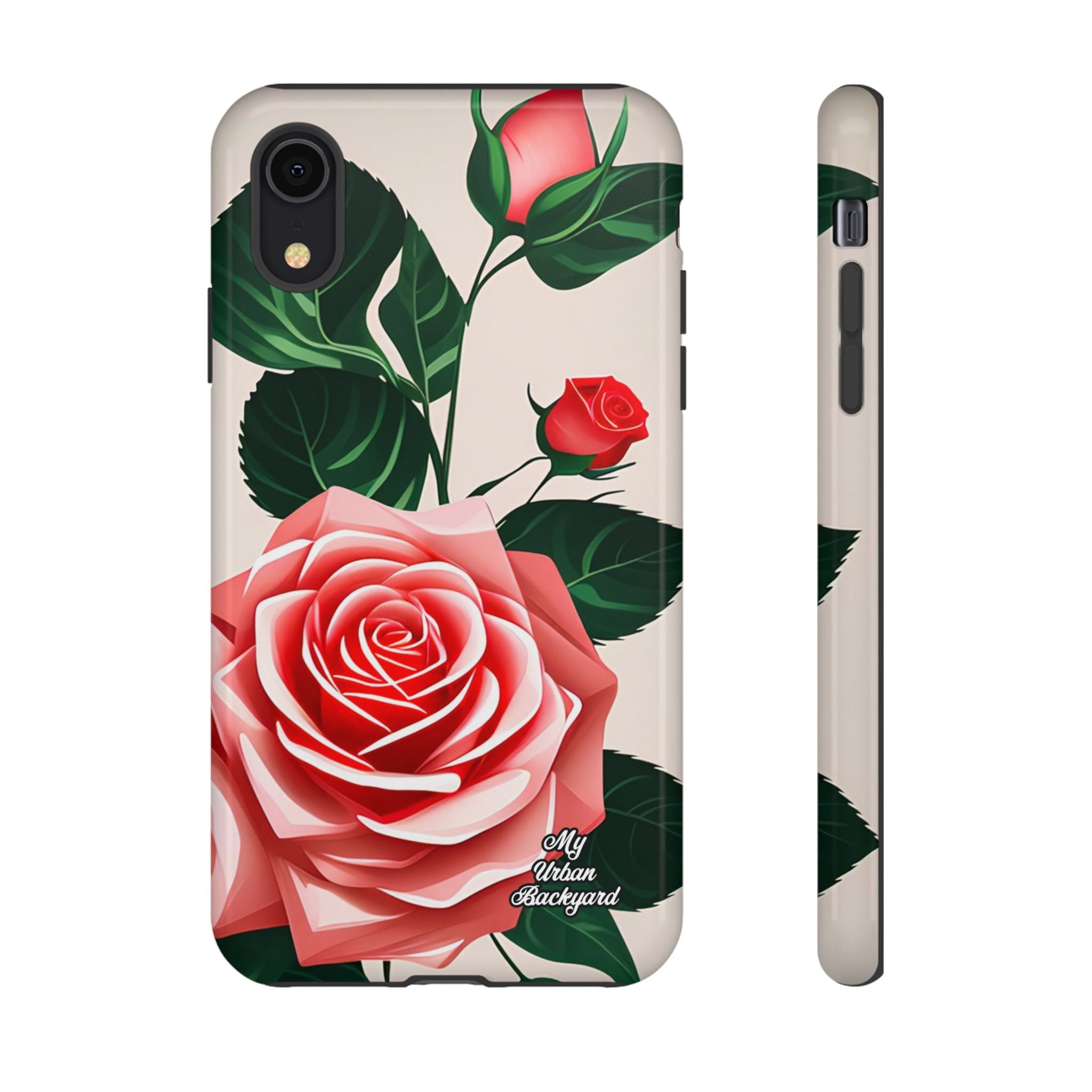 Pink Rose Flowers, Cell Phone Case - Apple, Samsung, Google Pixel