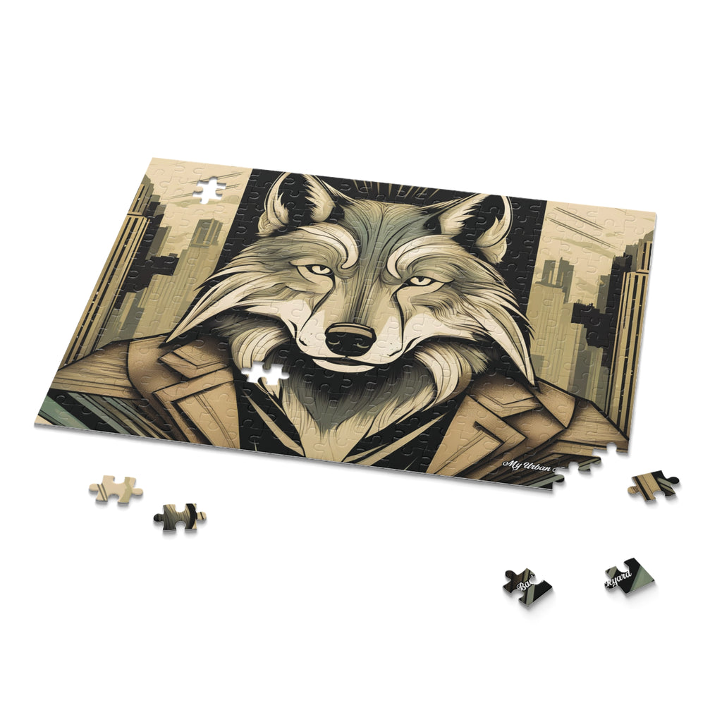 Luther Greyfang, Wolf Jigsaw Puzzle, (120, 252, or 500-Piece)