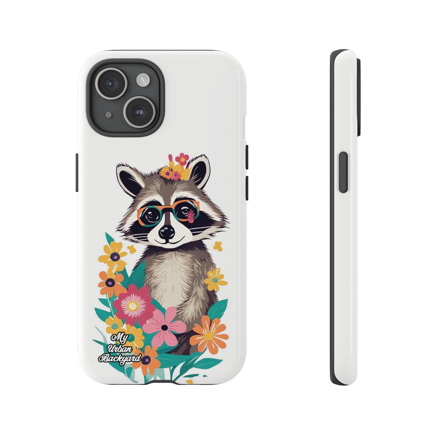 Raccoon with Glasses, Cell Phone Case - Apple, Samsung or Google Pixel