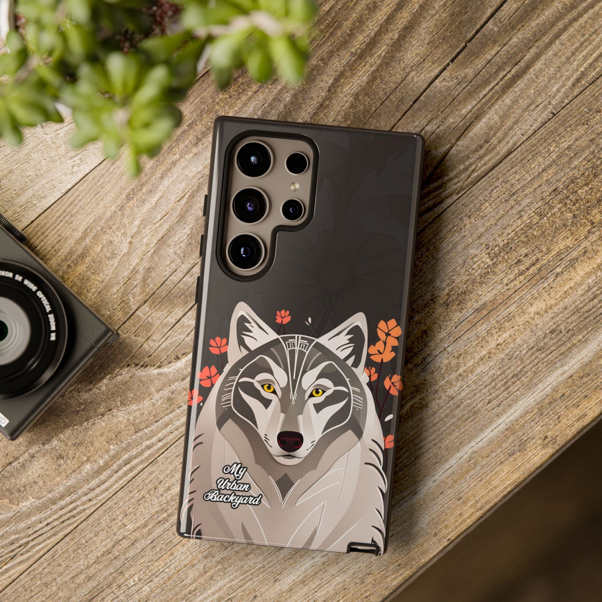 Art Deco Wolf, Cell Phone Case - Apple, Samsung, Google Pixel