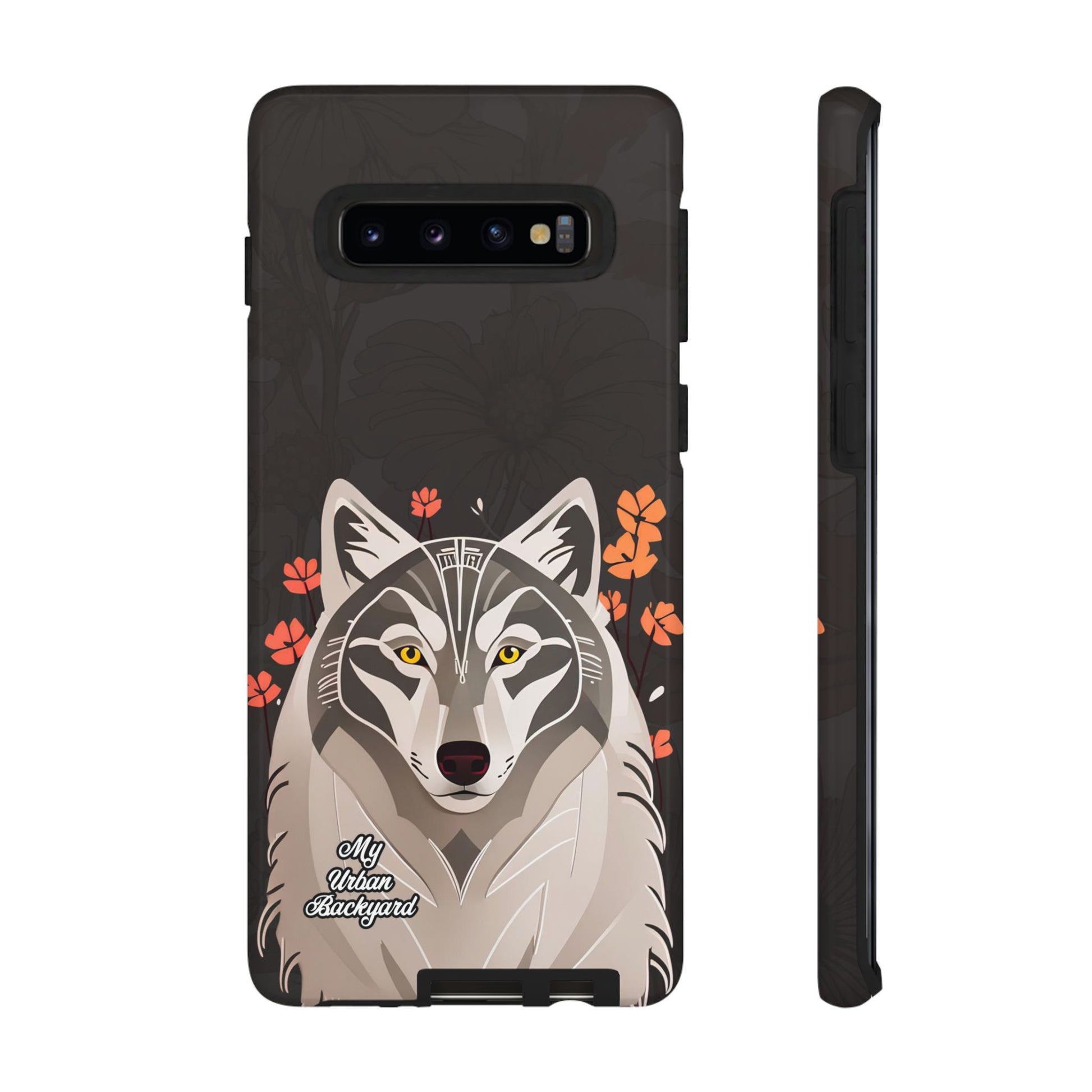 Art Deco Wolf, Cell Phone Case - Apple, Samsung, Google Pixel