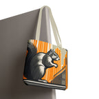 Art Deco Squirrel, Everyday Tote Bag w Cotton Handles