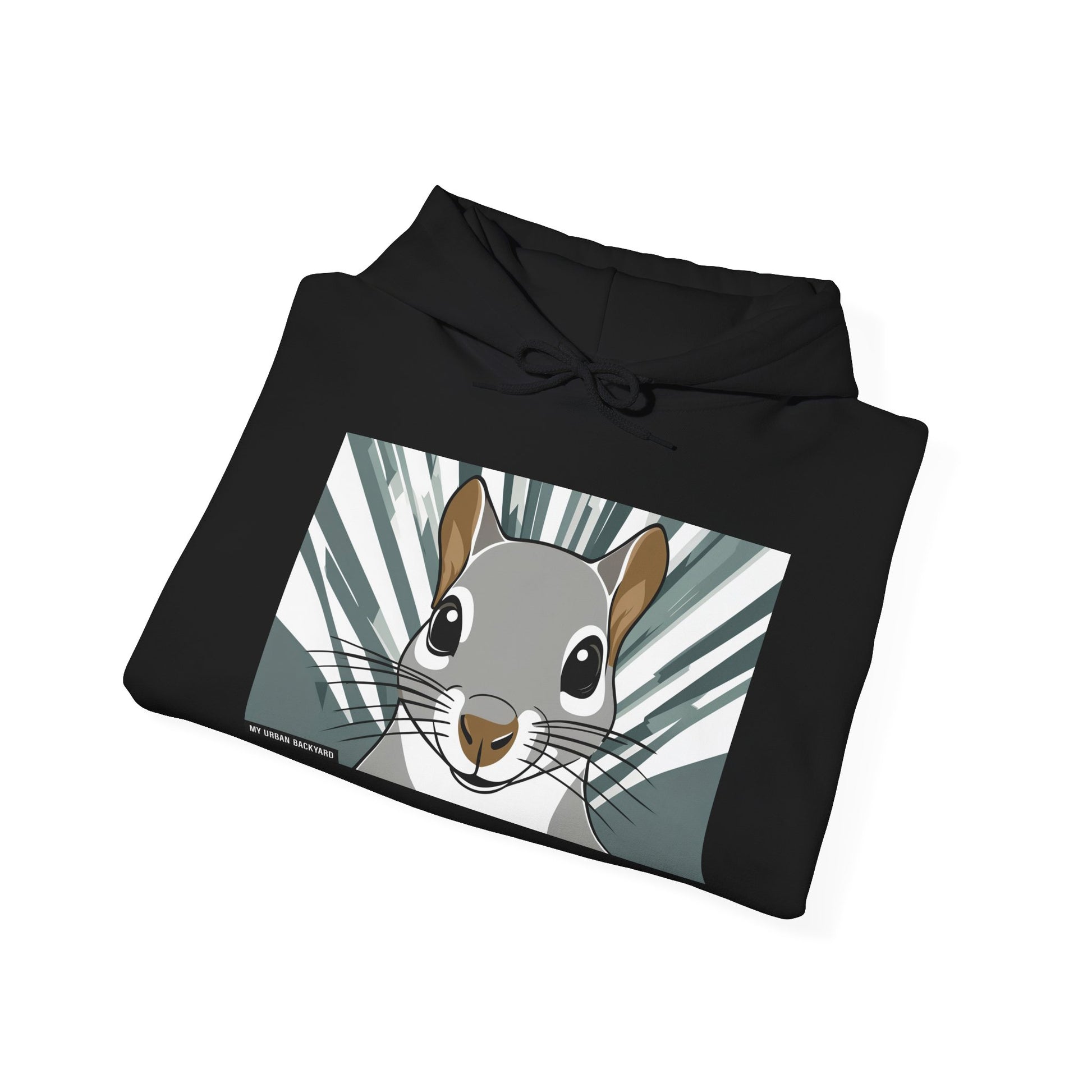 Cute Squirrel Graphic Hoodie, Cozy Unisex Sweatshirt, Nature Lover Gift, Autumn Fashion, Animal Art Clothing