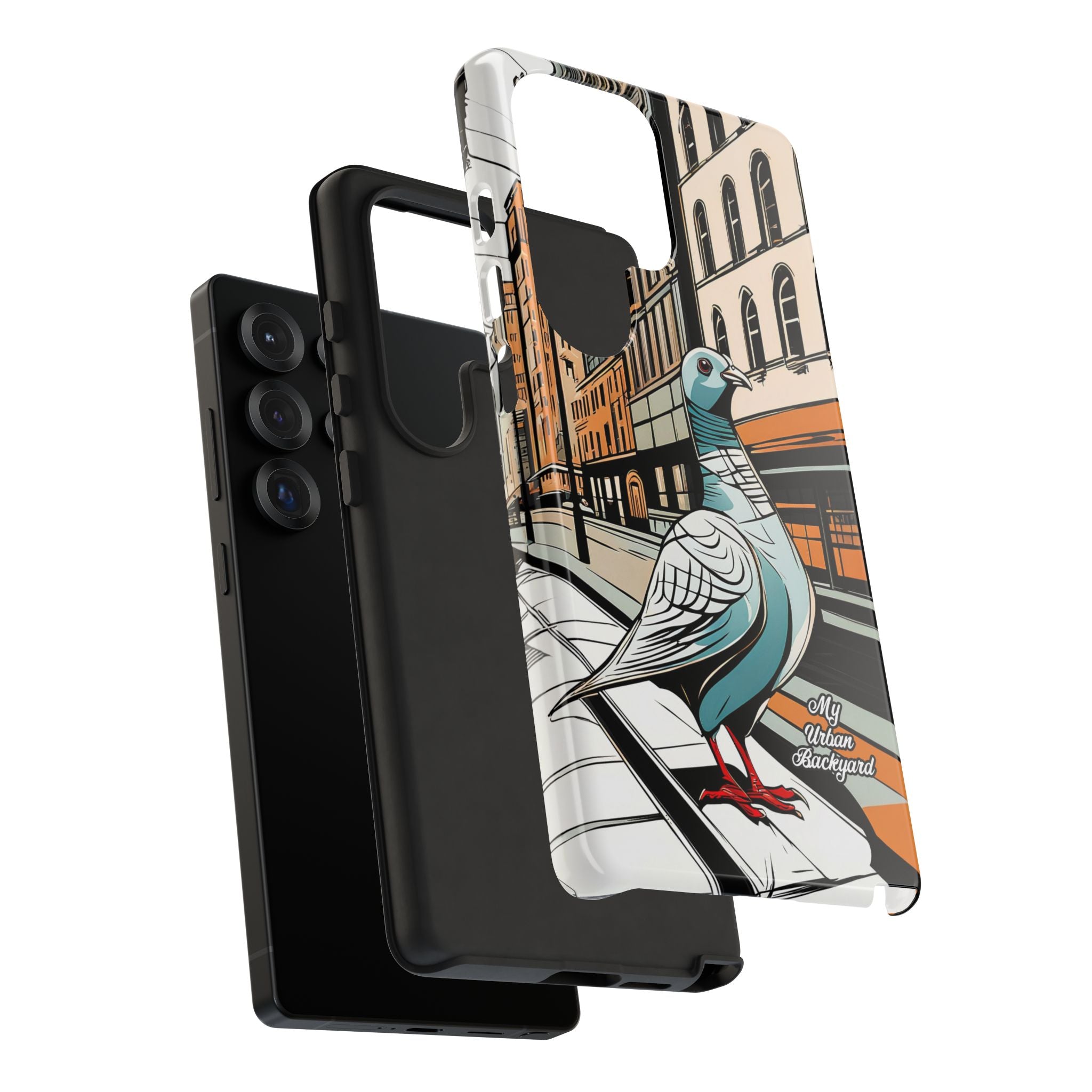 Pigeon on a City Street, Cell Phone Case - Apple, Samsung, Google Pixel