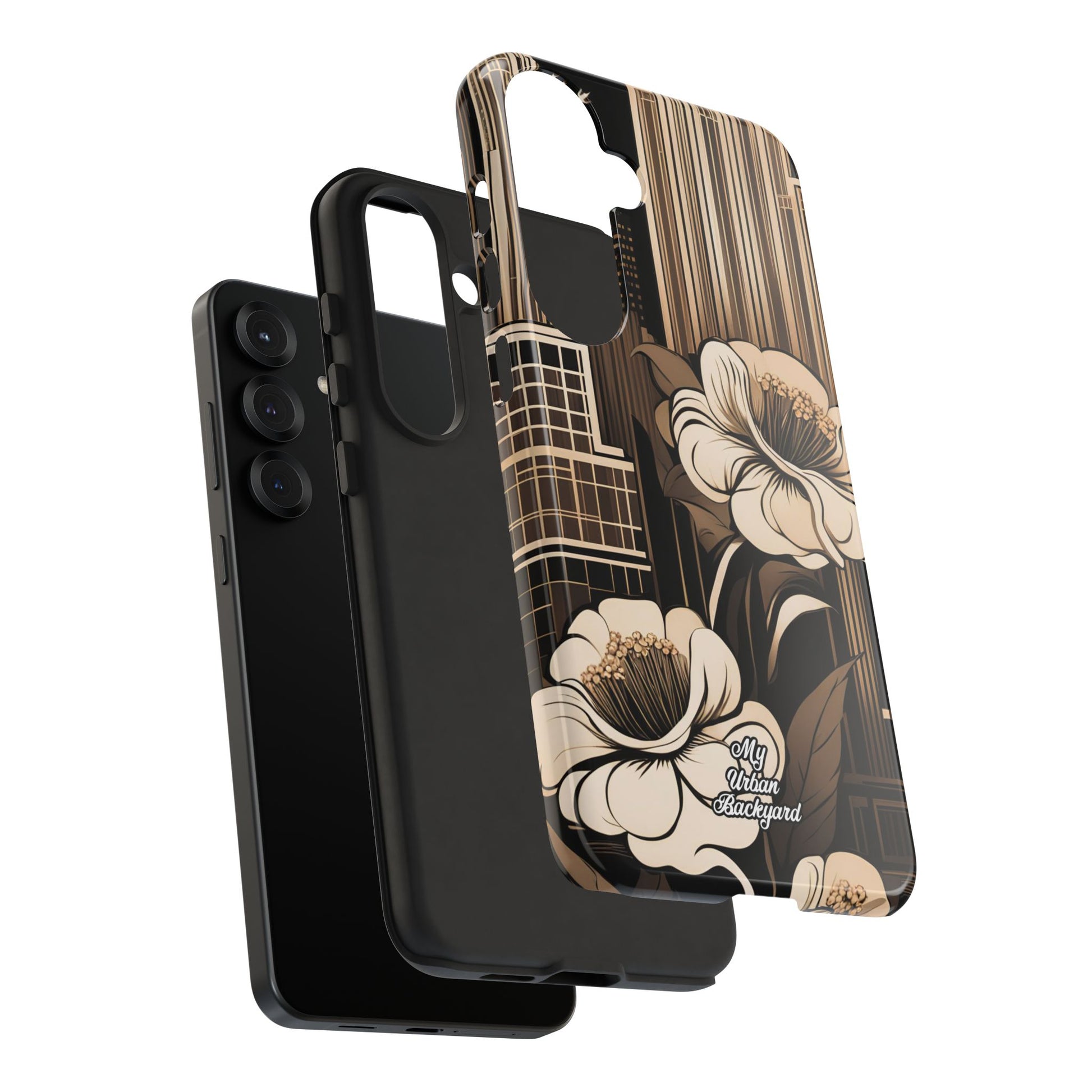 City Flowers, Cell Phone Case - Apple, Samsung, Google Pixel