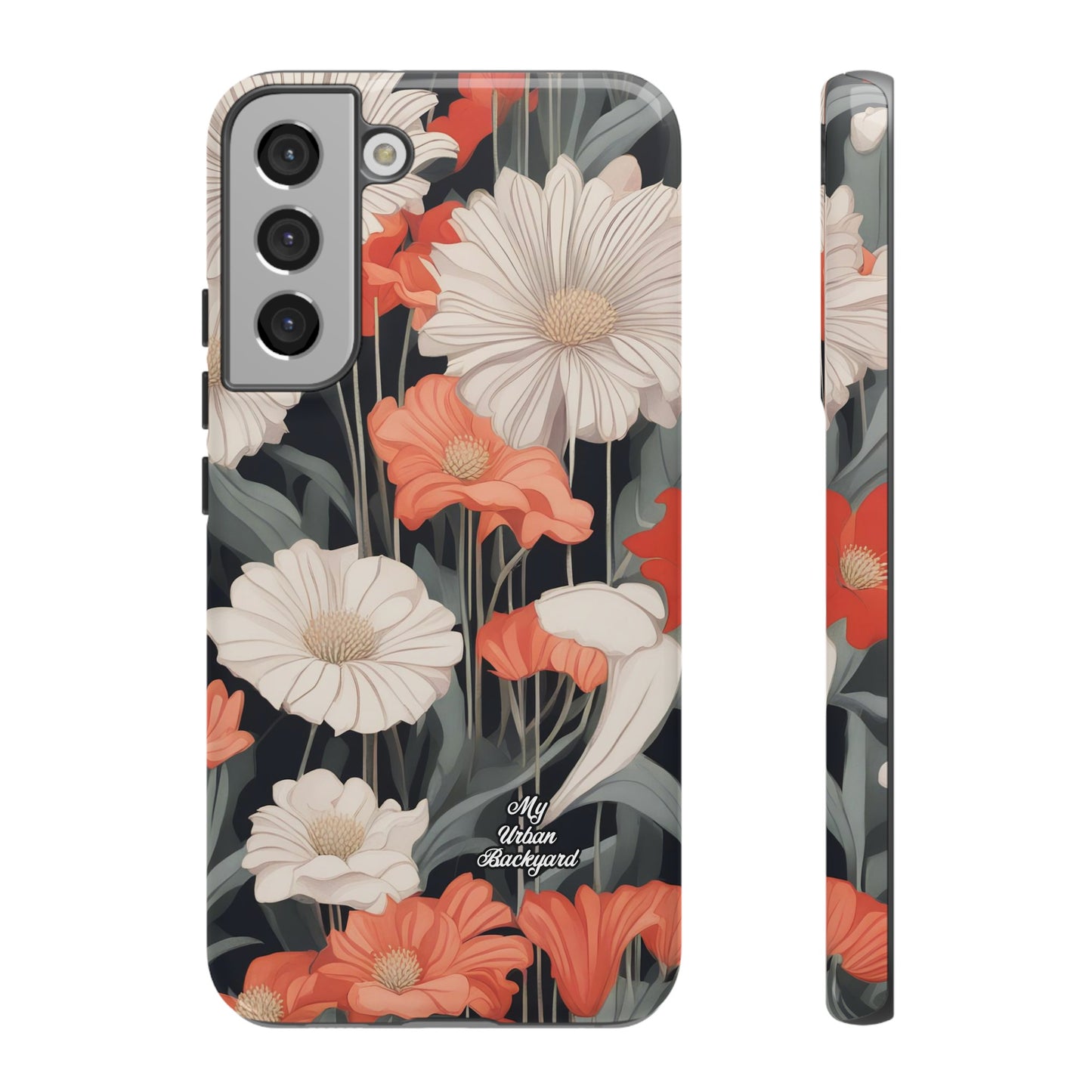 Art Deco Flowers, Cell Phone Case - Apple, Samsung or Google Pixel