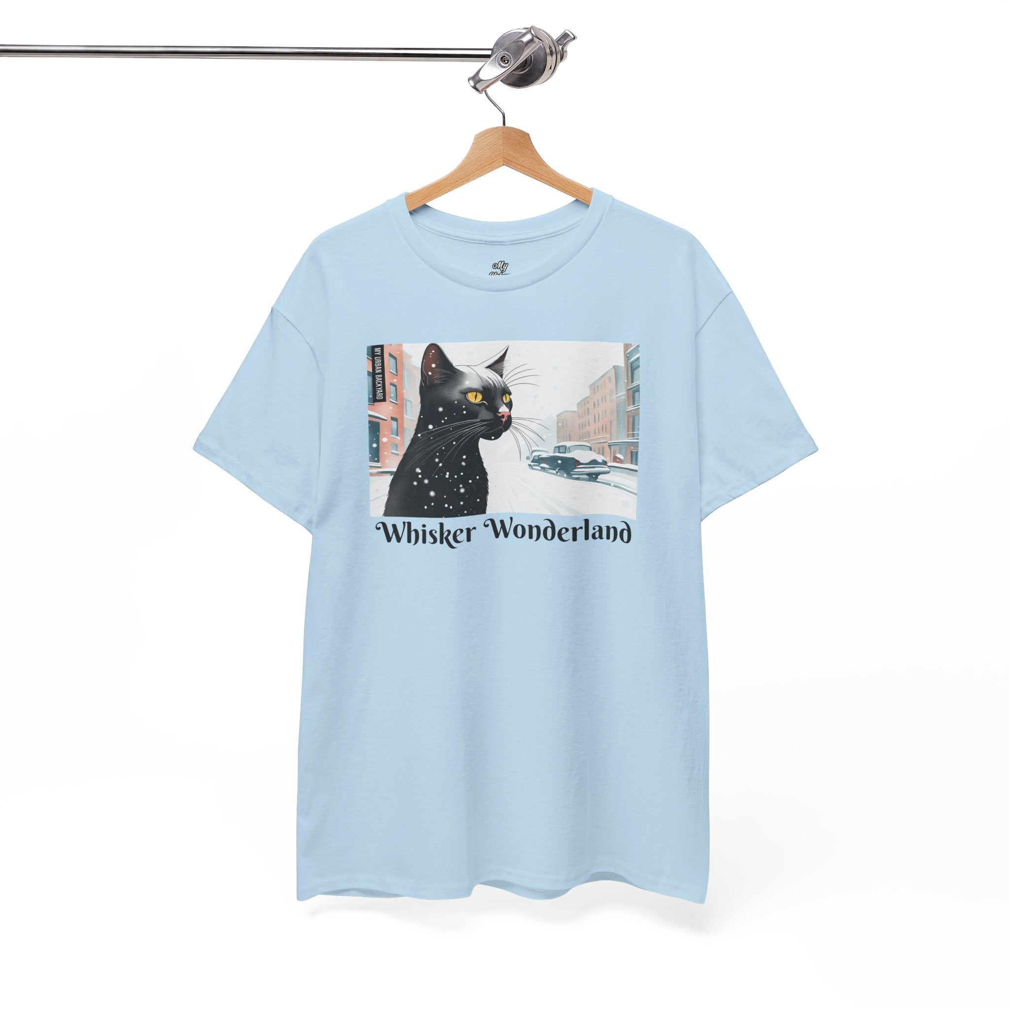 Whisker Wonderland Unisex Heavy Cotton Tee - Cozy Cat Lover's T-Shirt