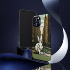 White Rabbit on a City Street, Cell Phone Case - Apple, Samsung, Google Pixel