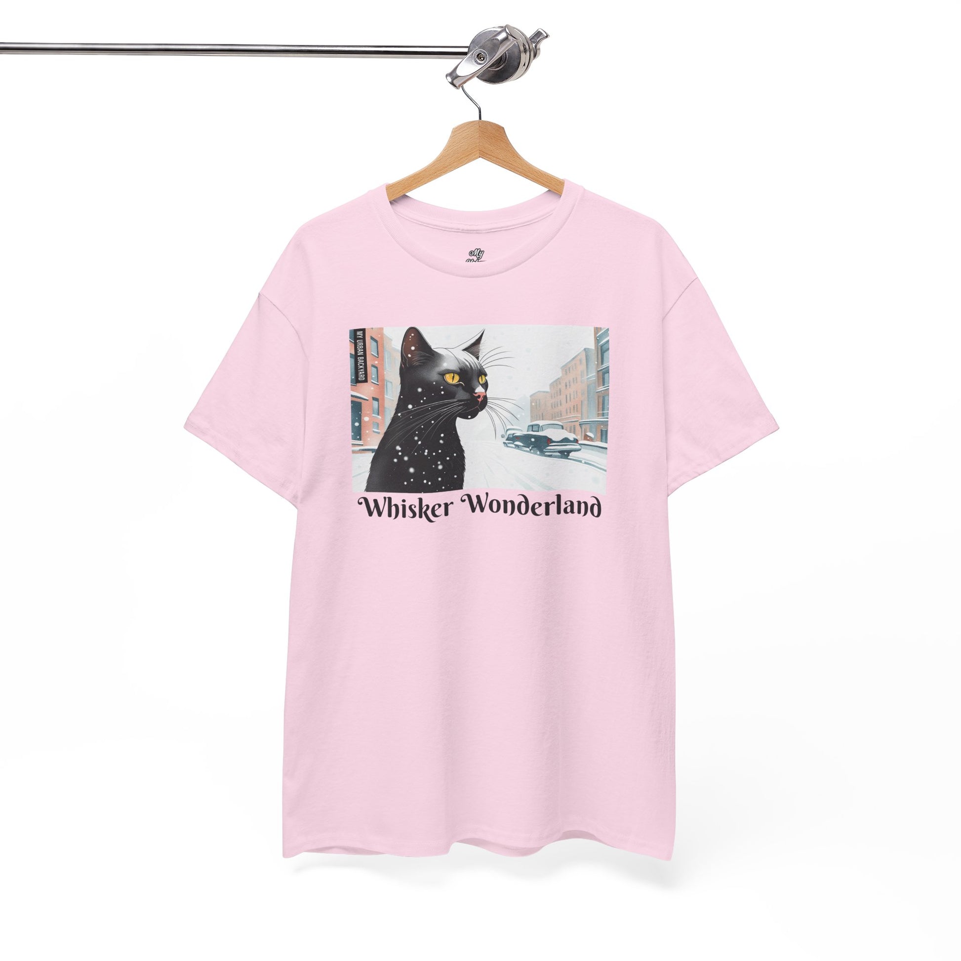 Whisker Wonderland Unisex Heavy Cotton Tee - Cozy Cat Lover's T-Shirt