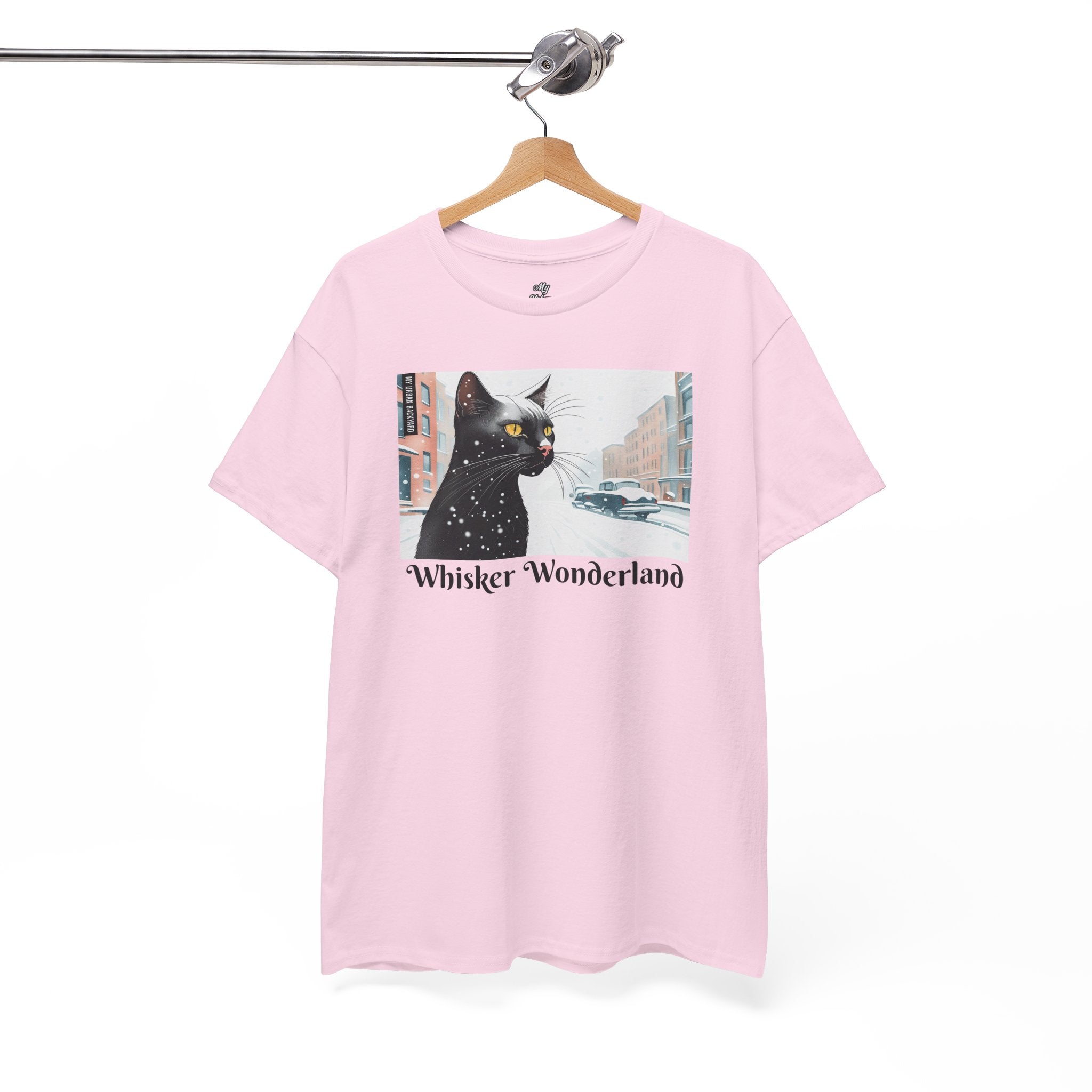Whisker Wonderland Unisex Heavy Cotton Tee - Cozy Cat Lover's T-Shirt