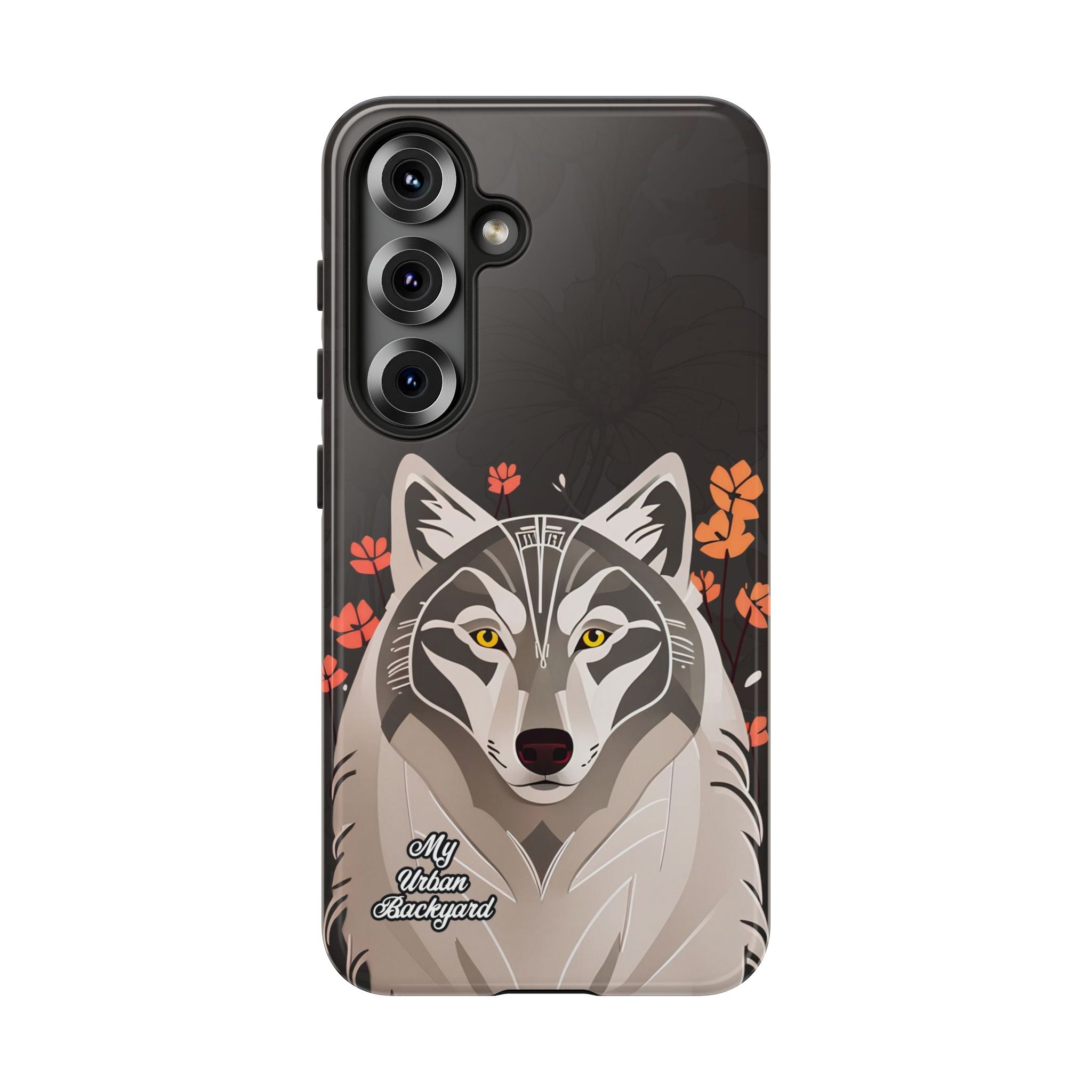 Art Deco Wolf, Cell Phone Case - Apple, Samsung, Google Pixel
