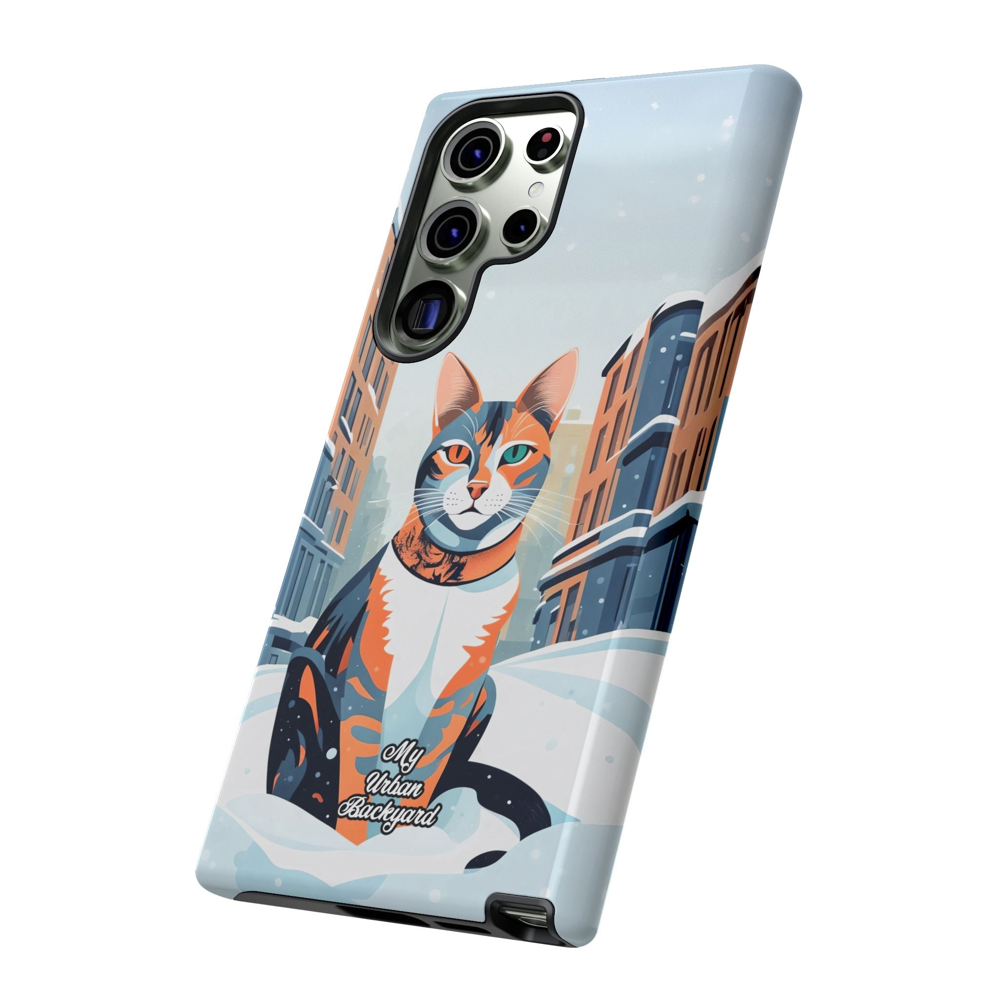 Claws Pawson in the Snow, Cell Phone Case - Apple, Samsung, Google Pixel