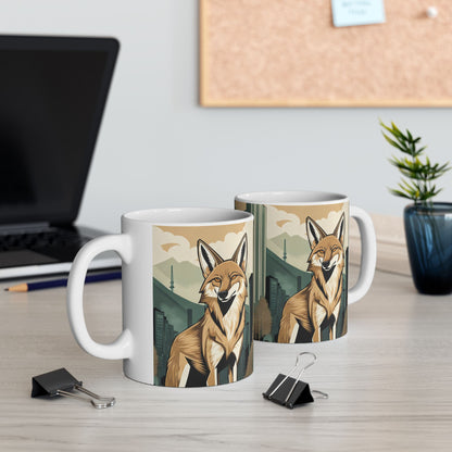 Urban Coyote Ceramic Mug