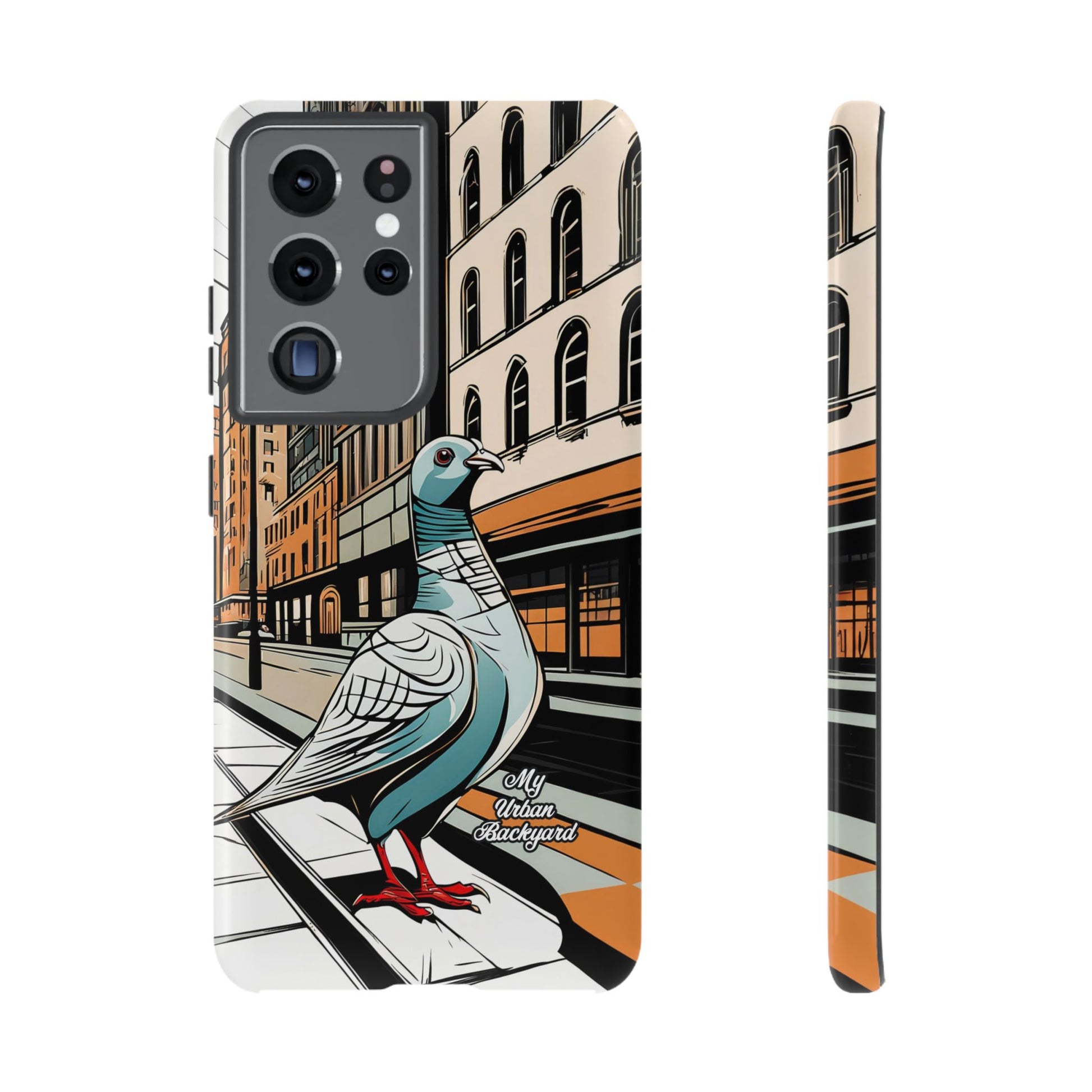 Pigeon on a City Street, Cell Phone Case - Apple, Samsung, Google Pixel