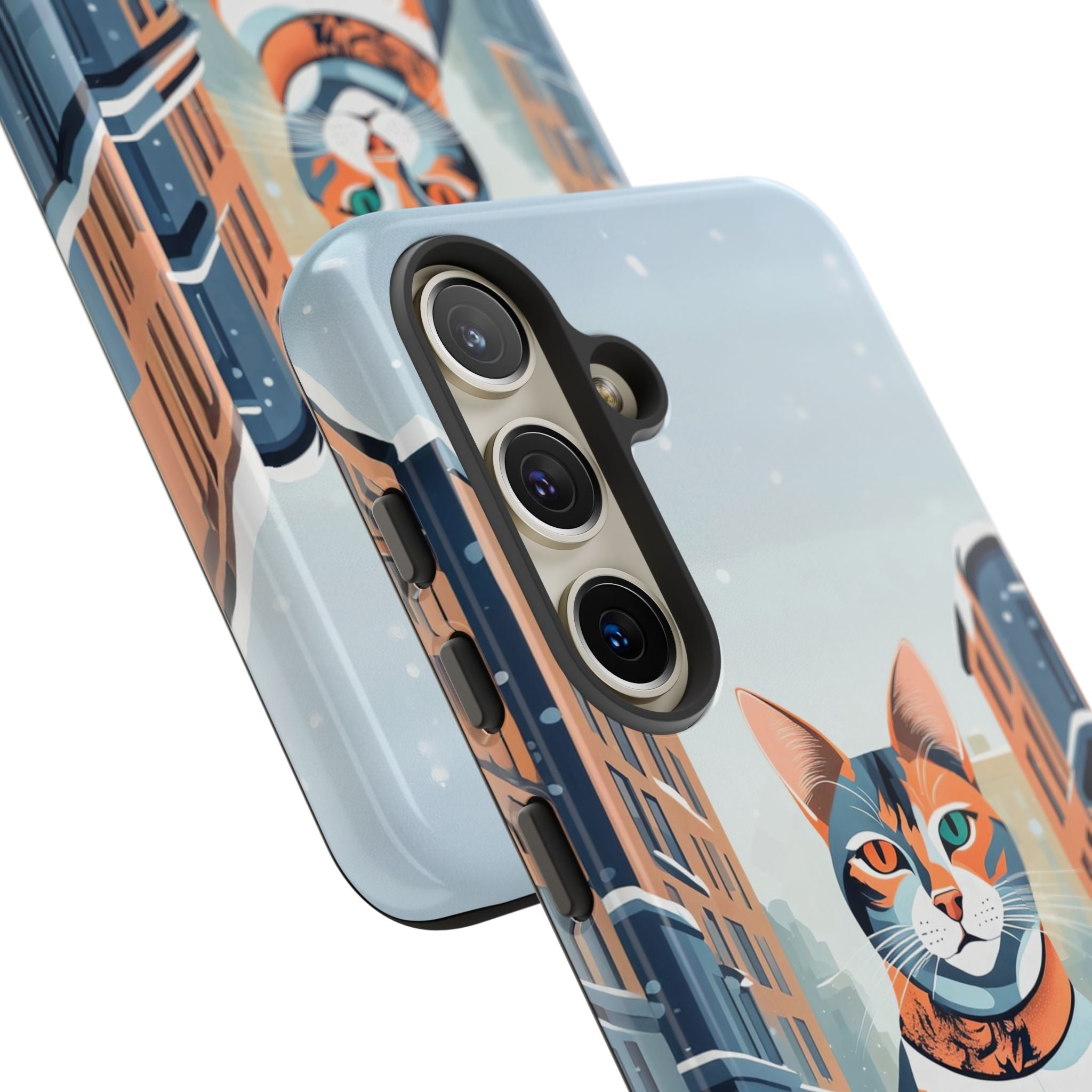 Claws Pawson in the Snow, Cell Phone Case - Apple, Samsung, Google Pixel