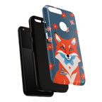 Fox with Flowers, Cell Phone Case - Apple, Samsung, Google Pixel